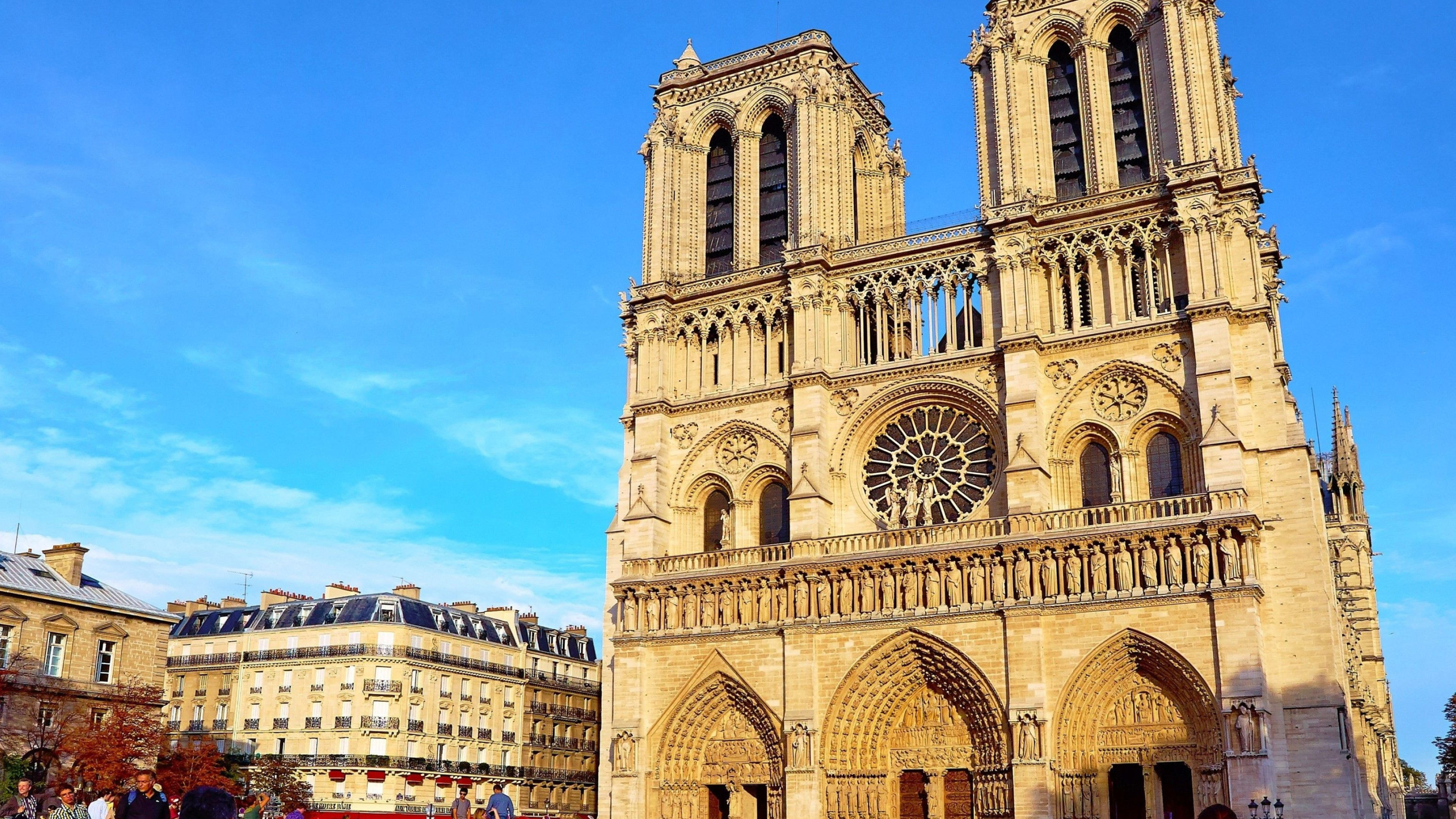 Notre-Dame Cathedral, Travels, Exquisite wallpapers, Timeless elegance, 3840x2160 4K Desktop