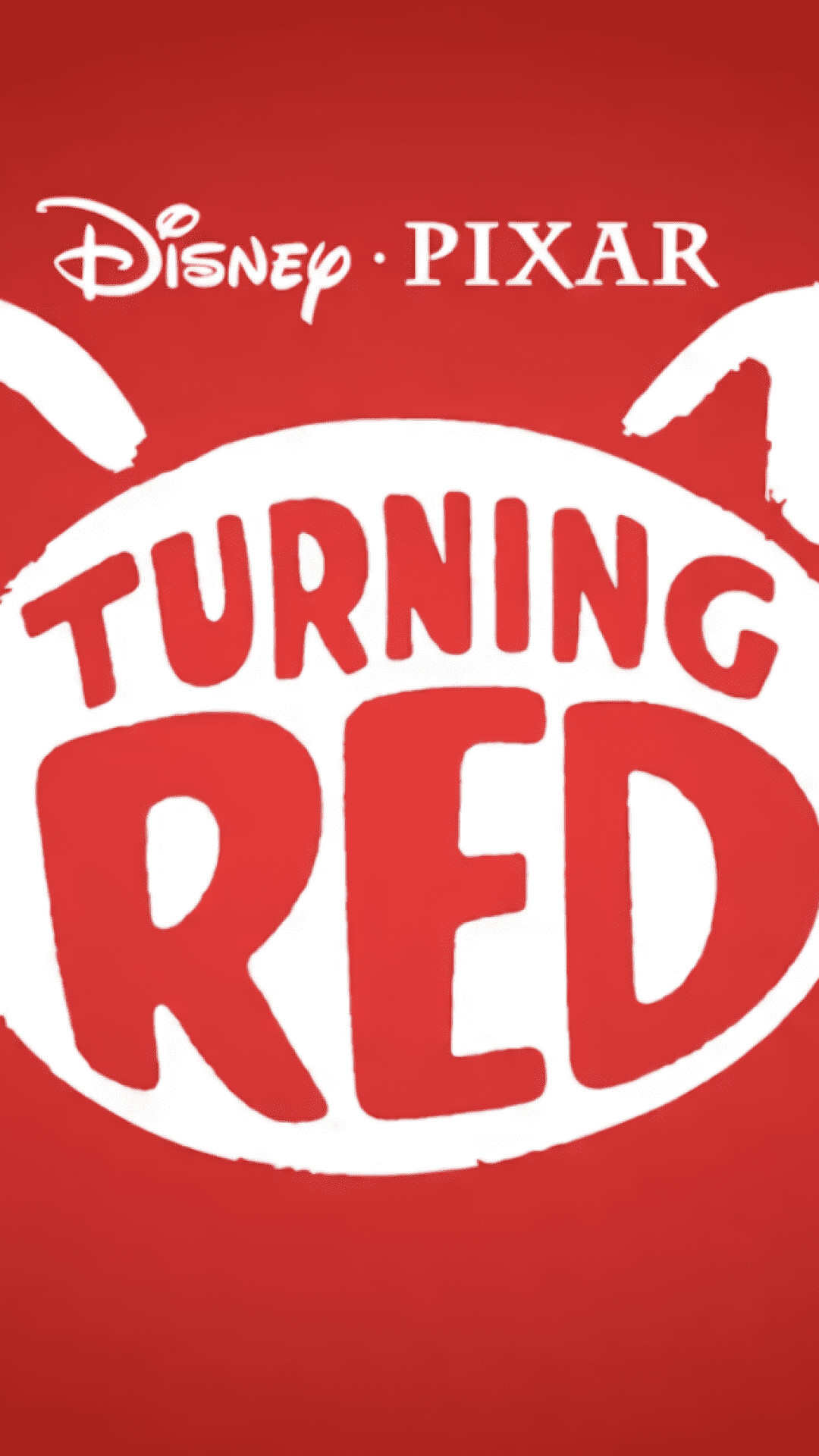 Turning Red: Produced by Pixar Animation Studios and distributed by Walt Disney Studios Motion Pictures. 1080x1920 Full HD Background.