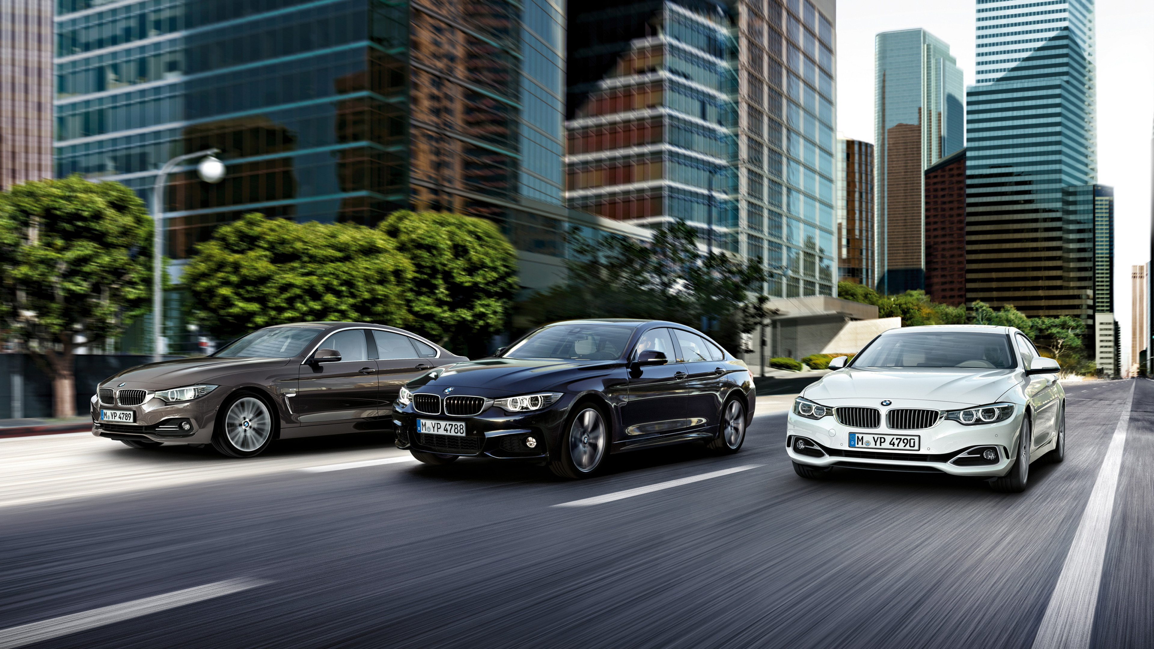BMW 4 Series Gran Coupe, 2014 model, Sleek design, Sophisticated luxury, 3840x2160 4K Desktop