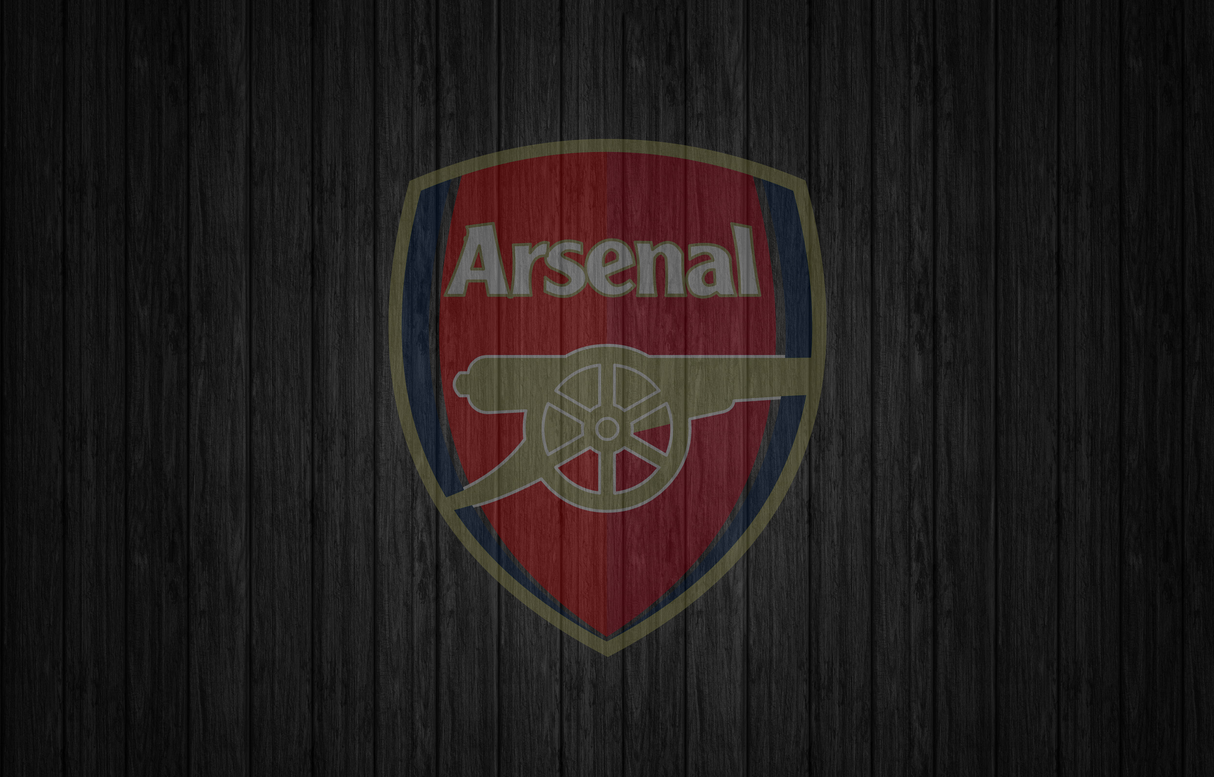Arsenal FC logo, Sports wallpapers, 4K HD, Athlete backgrounds, 2500x1600 HD Desktop