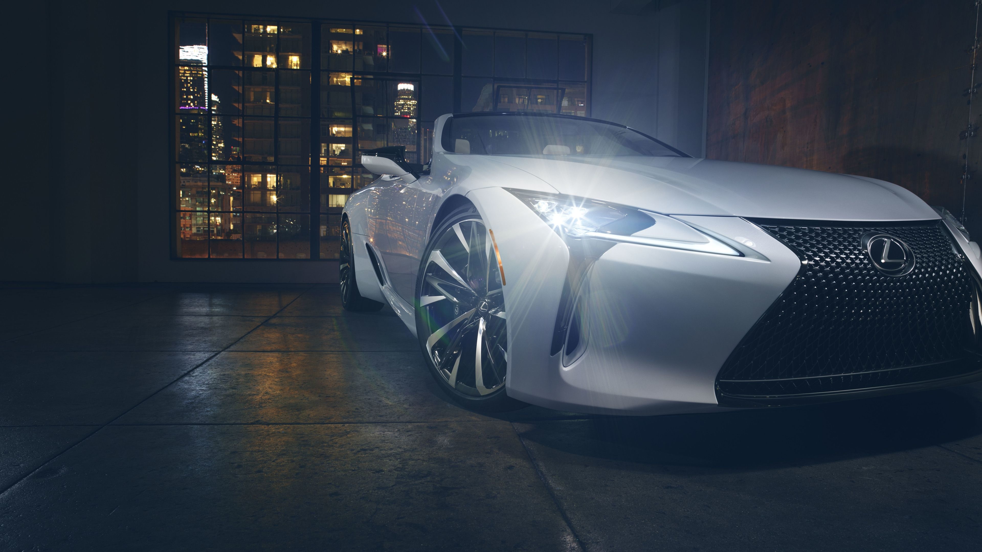 Lexus LC, Convertible concept, Futuristic design, Cutting-edge technology, 3840x2160 4K Desktop