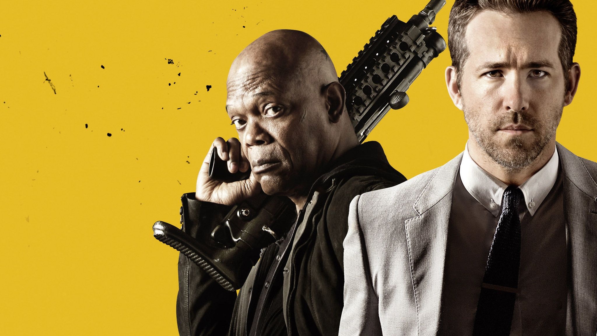 Hitman's Bodyguard images, Free downloads, Action-packed thriller, Hollywood stars, 2050x1160 HD Desktop