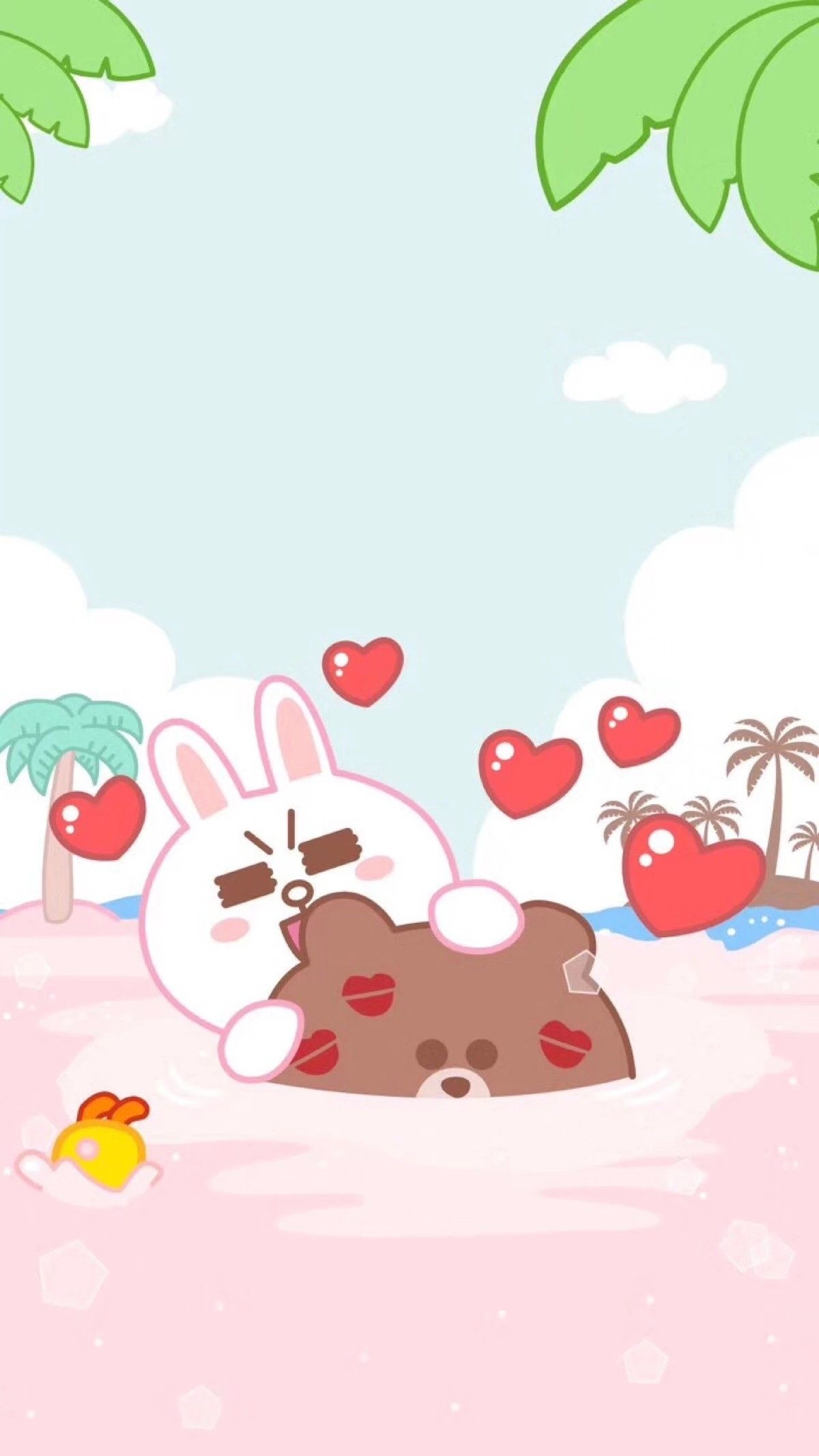 Kawaii best friend wallpapers, Friendship and cuteness, Heartwarming and lovely, 1200x2140 HD Phone
