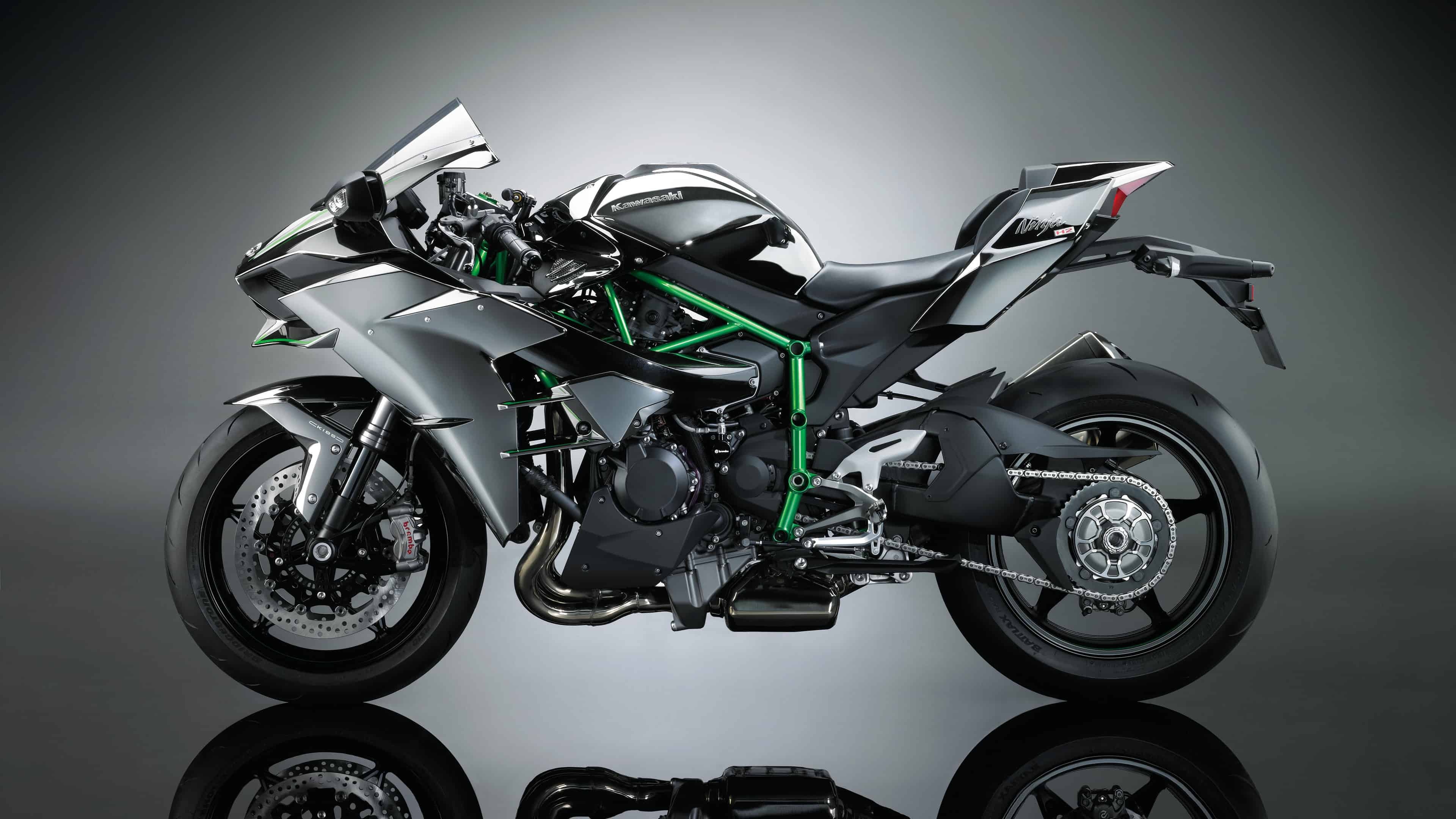 Kawasaki Ninja H2, Ultimate sportbike, Adrenaline rush, Unmatched performance, 3840x2160 4K Desktop
