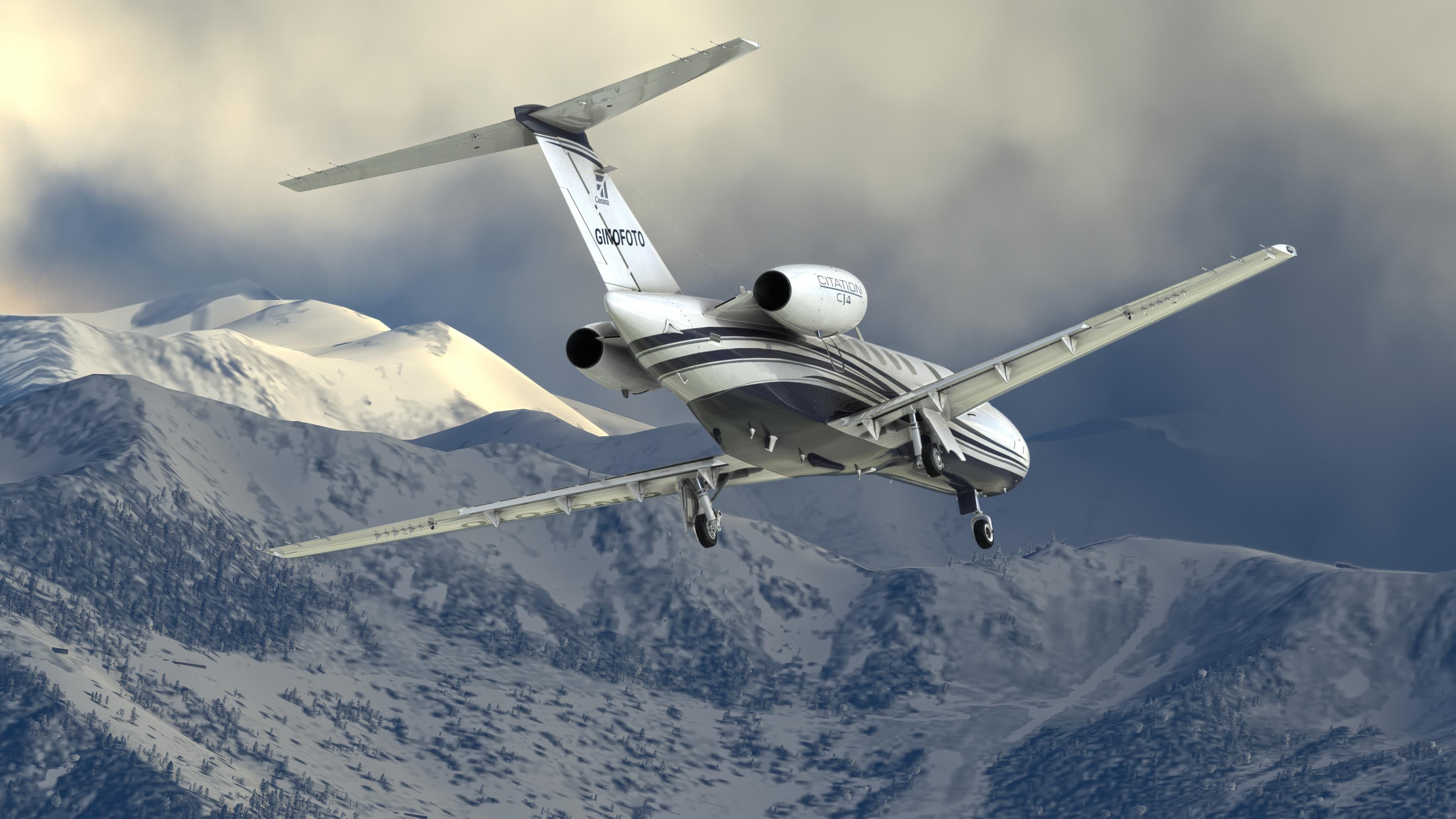 Cessna Citation CJ4, Microsoft Flight Simulator, 3840x2160 4K Desktop