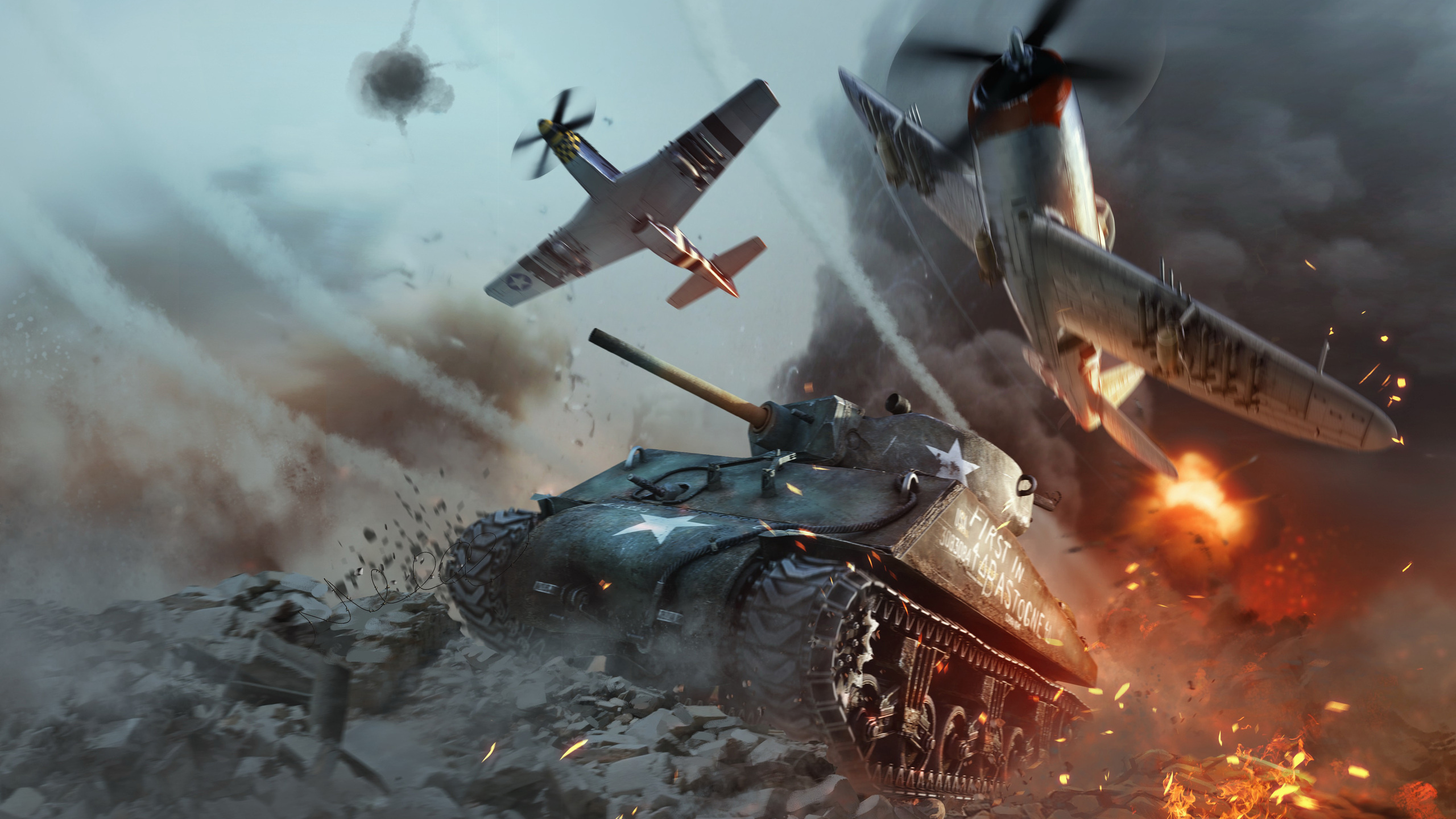 War Thunder, 5k resolution, Stunning visuals, Gaming aesthetics, 2560x1440 HD Desktop
