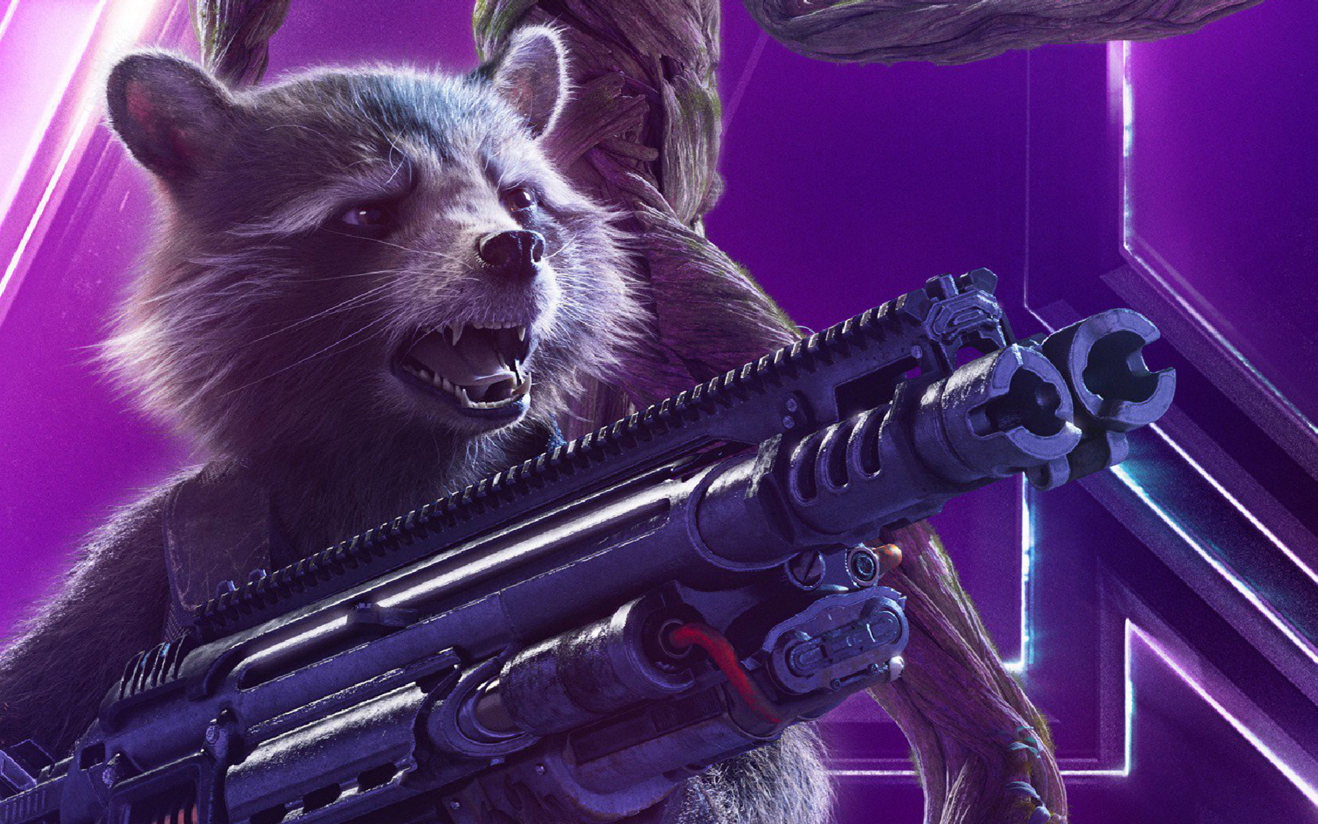 Rocket Raccoon, 2018 movie, Superheroes Avengers, Infinity War, 1920x1200 HD Desktop