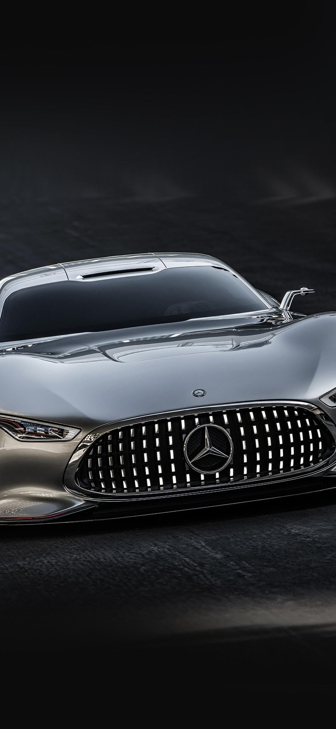 Mercedes-Benz: AMG Vision Gran Turismo, Concept car, Supercar. 1130x2440 HD Wallpaper.
