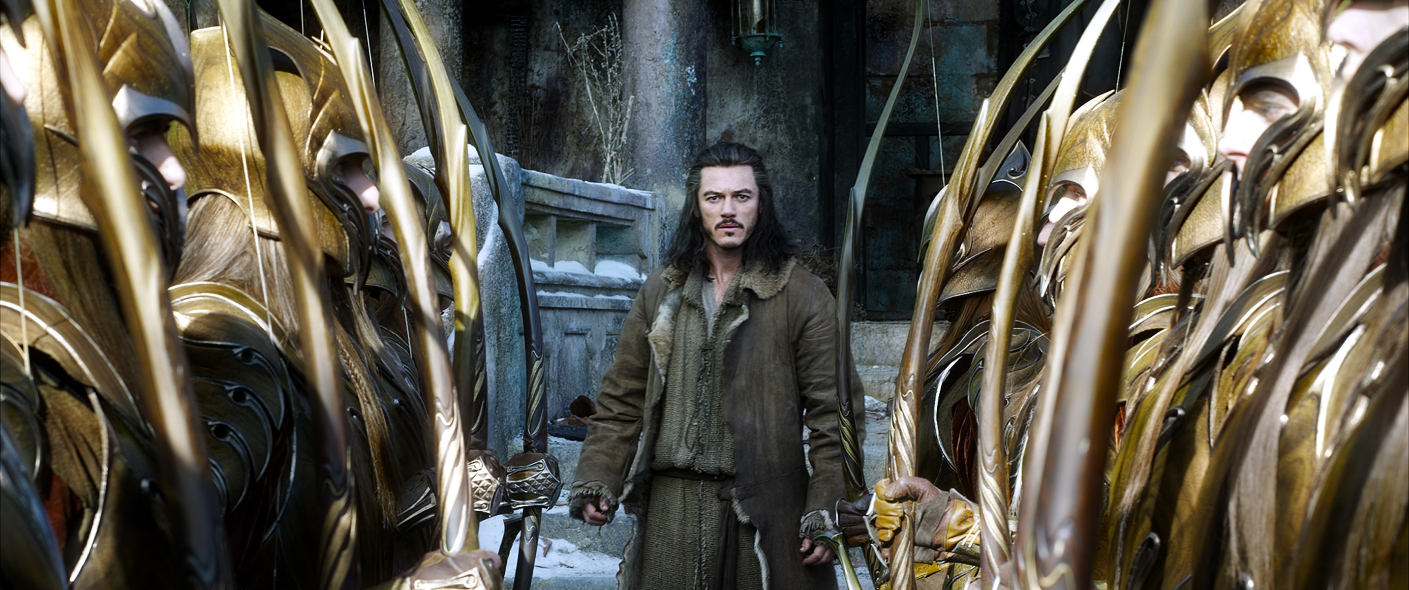 Battle of the Five Armies, Epic clash, Middle-earth's fate, Riveting conclusion, 2870x1200 Dual Screen Desktop