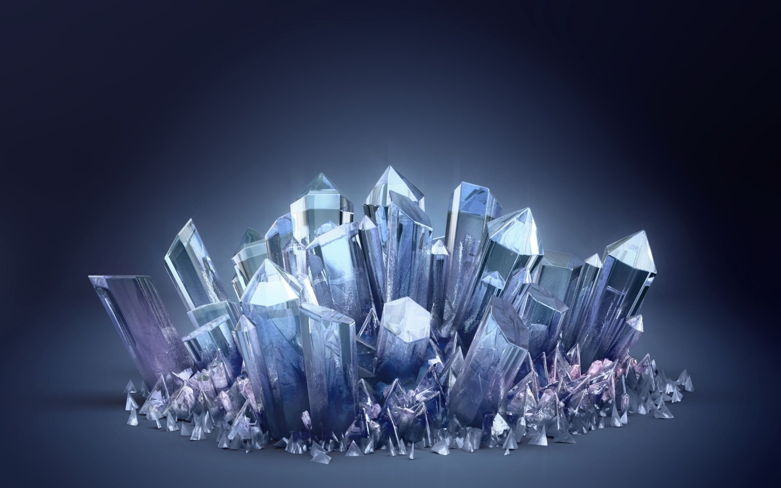 Crystal formations, Gemstone treasures, 3D crystal wonders, Magnificent minerals, 2560x1600 HD Desktop