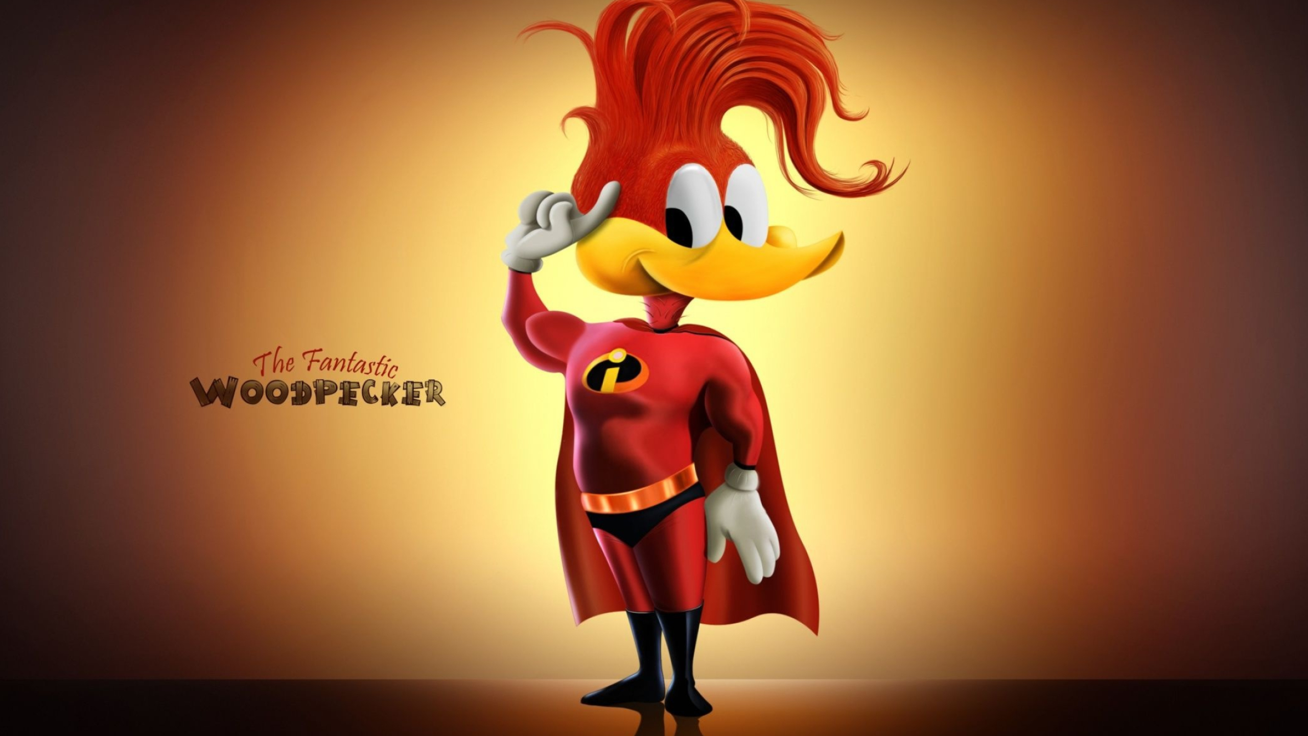 Woody Woodpecker, Quirky wallpapers, Funny backgrounds, Cartoon bird, 2560x1440 HD Desktop