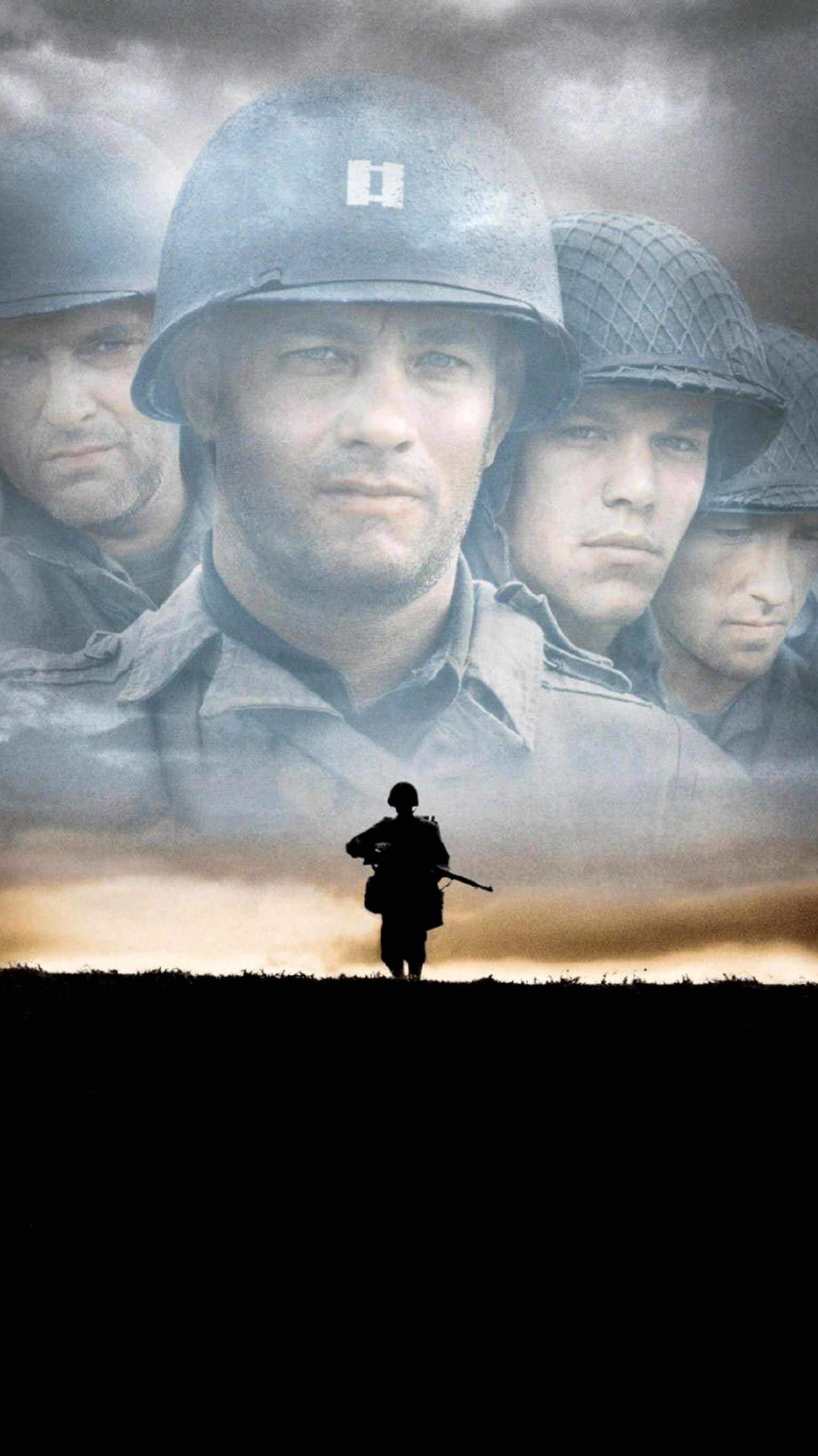 Saving Private Ryan: Directed by Steven Spielberg and written by Robert Rodat. 1540x2740 HD Background.