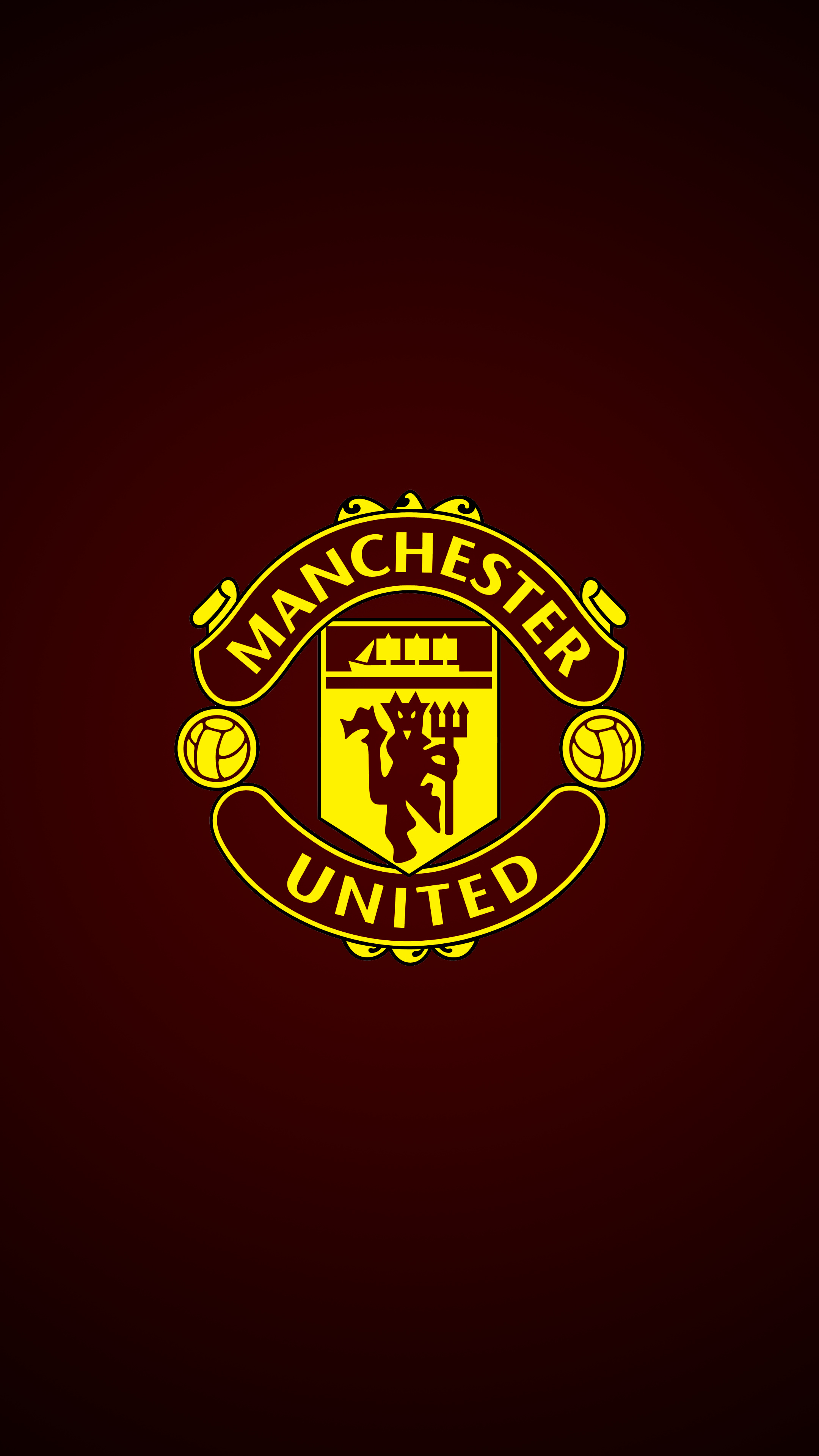 Manchester United: The club have won a record 20 League titles, 12 FA Cups, six League Cups. 2160x3840 4K Background.