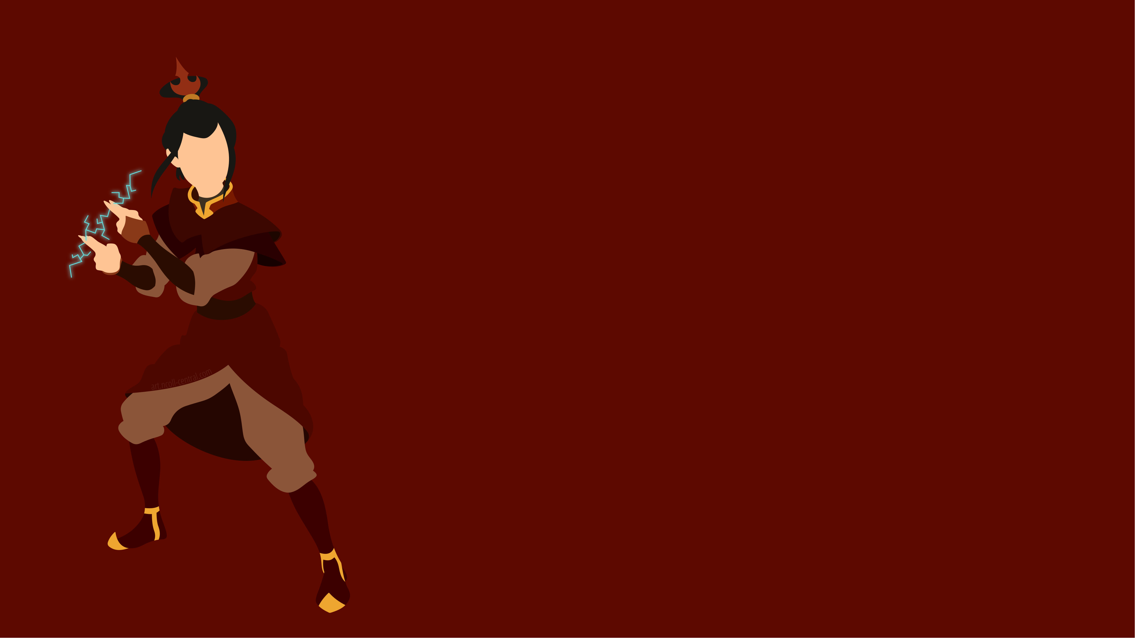 Avatar: The Last Airbender: Azula, a princess of the Fire Nation, daughter of Fire Lord Ozai. 3840x2160 4K Background.