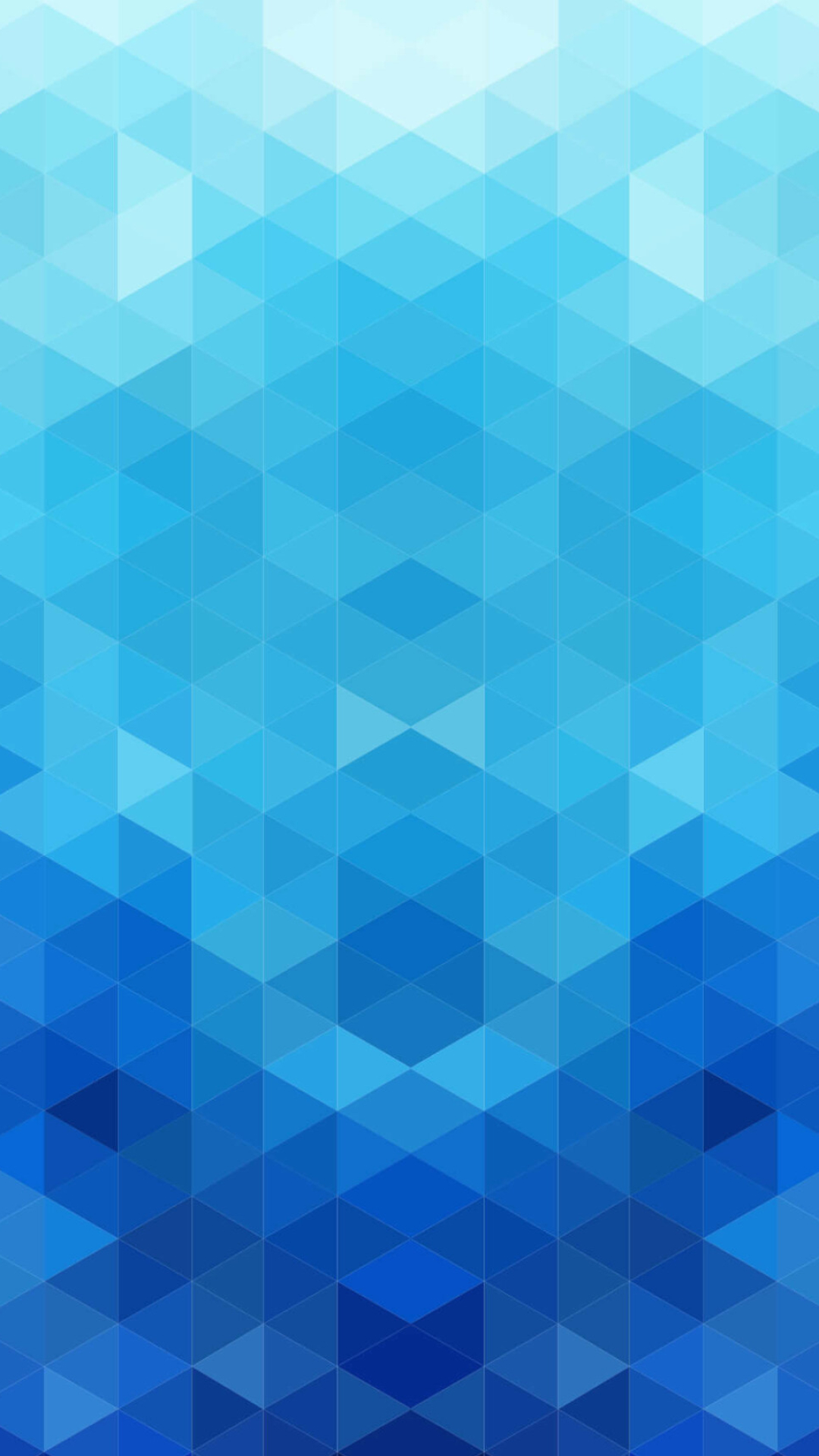Geometry: Aqua blue mosaic, Equilateral triangles, Rhombuses, Hexagons. 1080x1920 Full HD Wallpaper.
