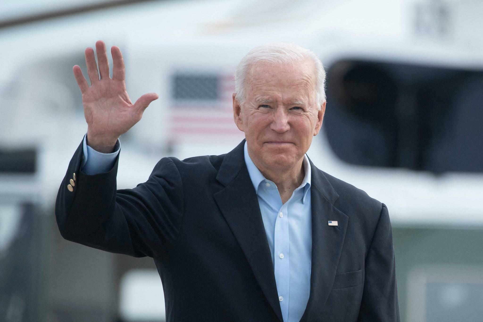 Joe Biden: A man who spent nearly a half-century in public service as a senator and vice president. 2050x1370 HD Background.