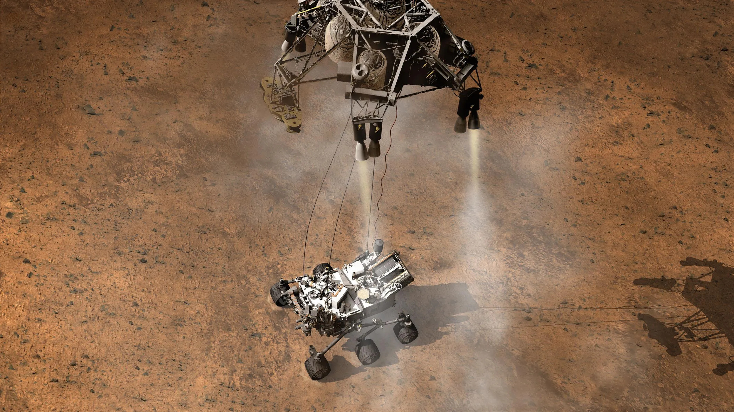 Curiosity rover landing, Live streaming, Mars mission, NASA, 2500x1410 HD Desktop