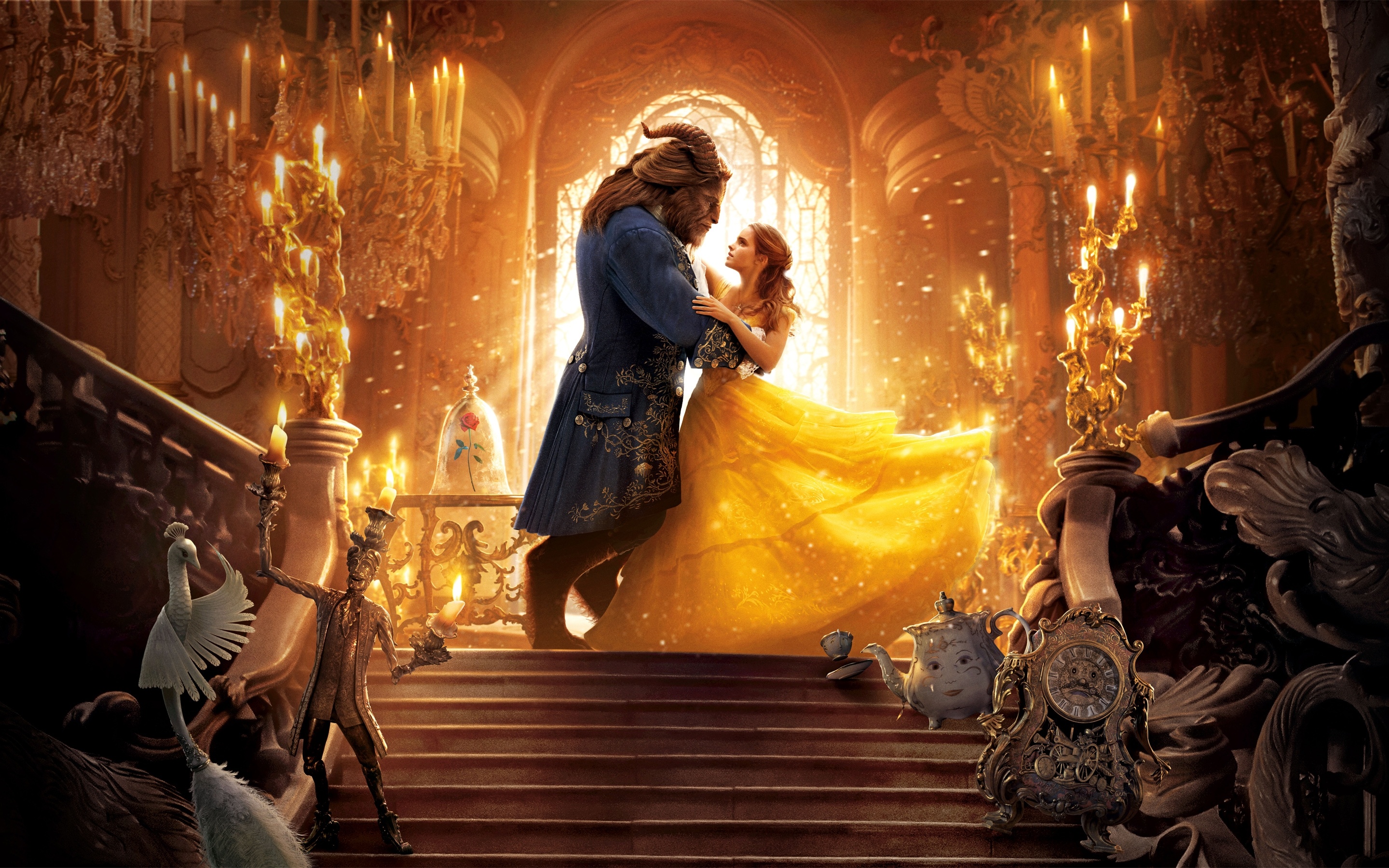 Dan Stevens, Movies star, Beauty and the Beast, Dancing, 2880x1800 HD Desktop