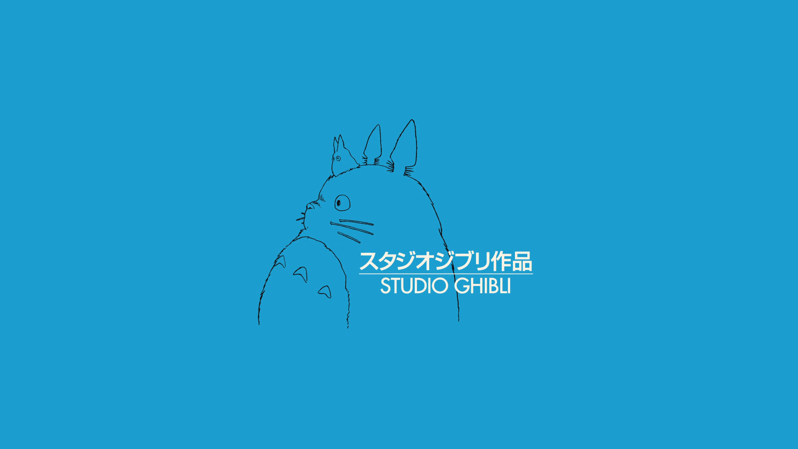 Studio Ghibli: The company's mascot and most recognizable symbol is a character named Totoro. 2560x1440 HD Background.