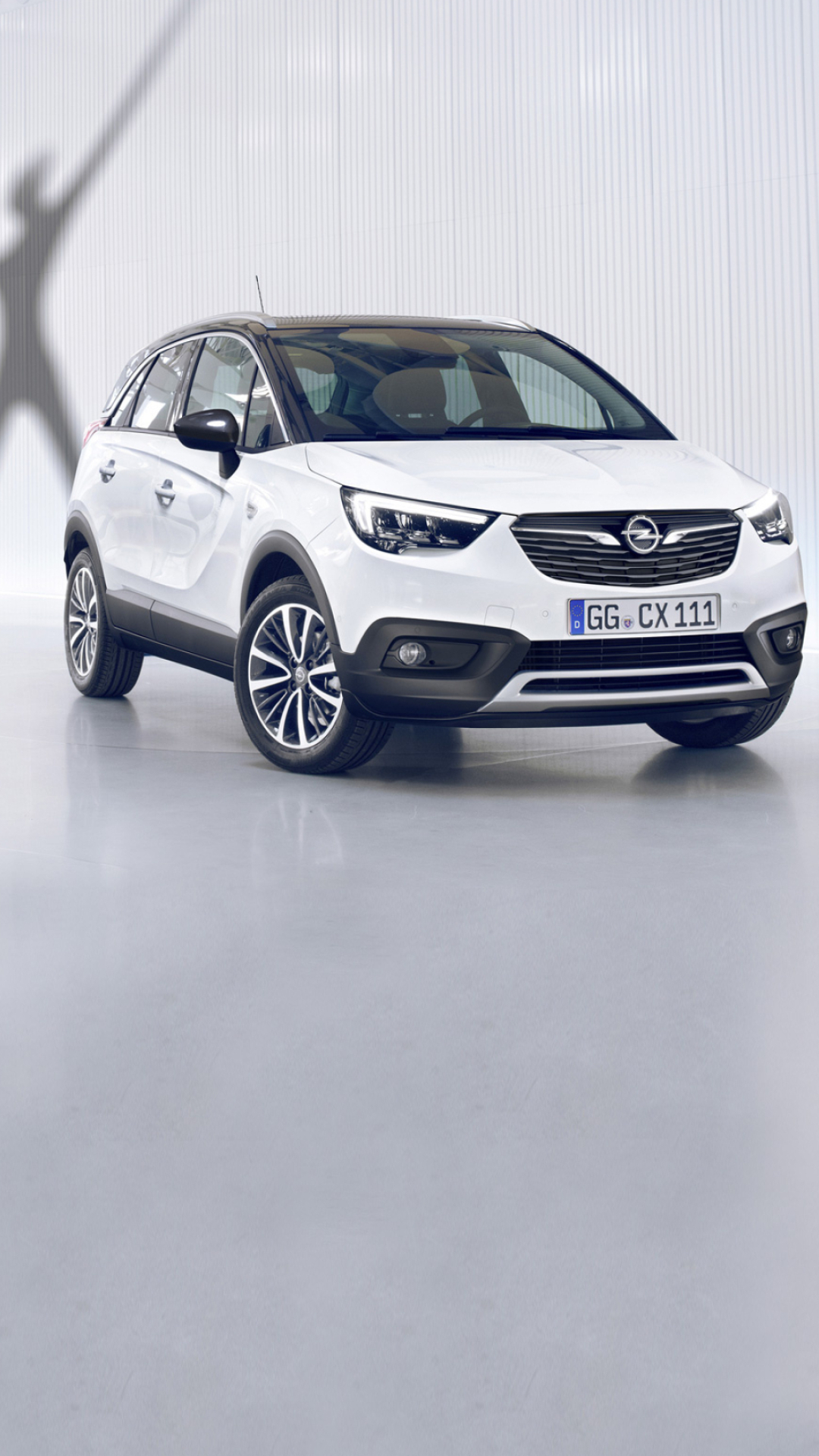 Opel Crossland, stylish crossover, Opel's latest offering, innovation meets practicality, 1080x1920 Full HD Phone