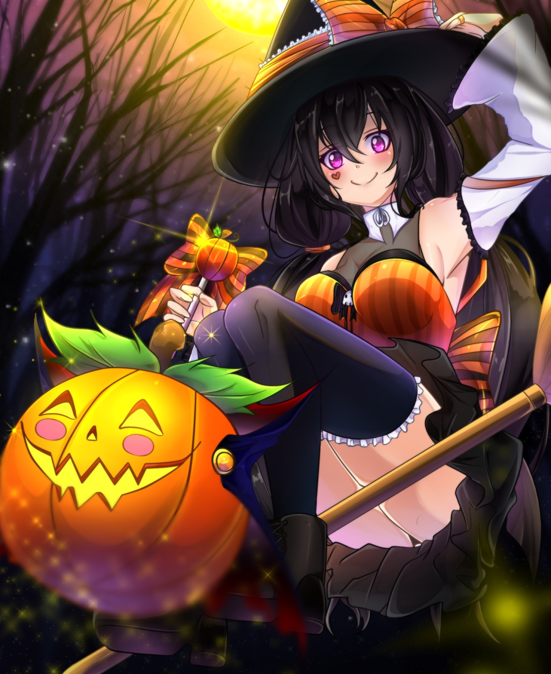Halloween Anime, Halloween image, Zerochan anime image board, 1800x2200 HD Phone