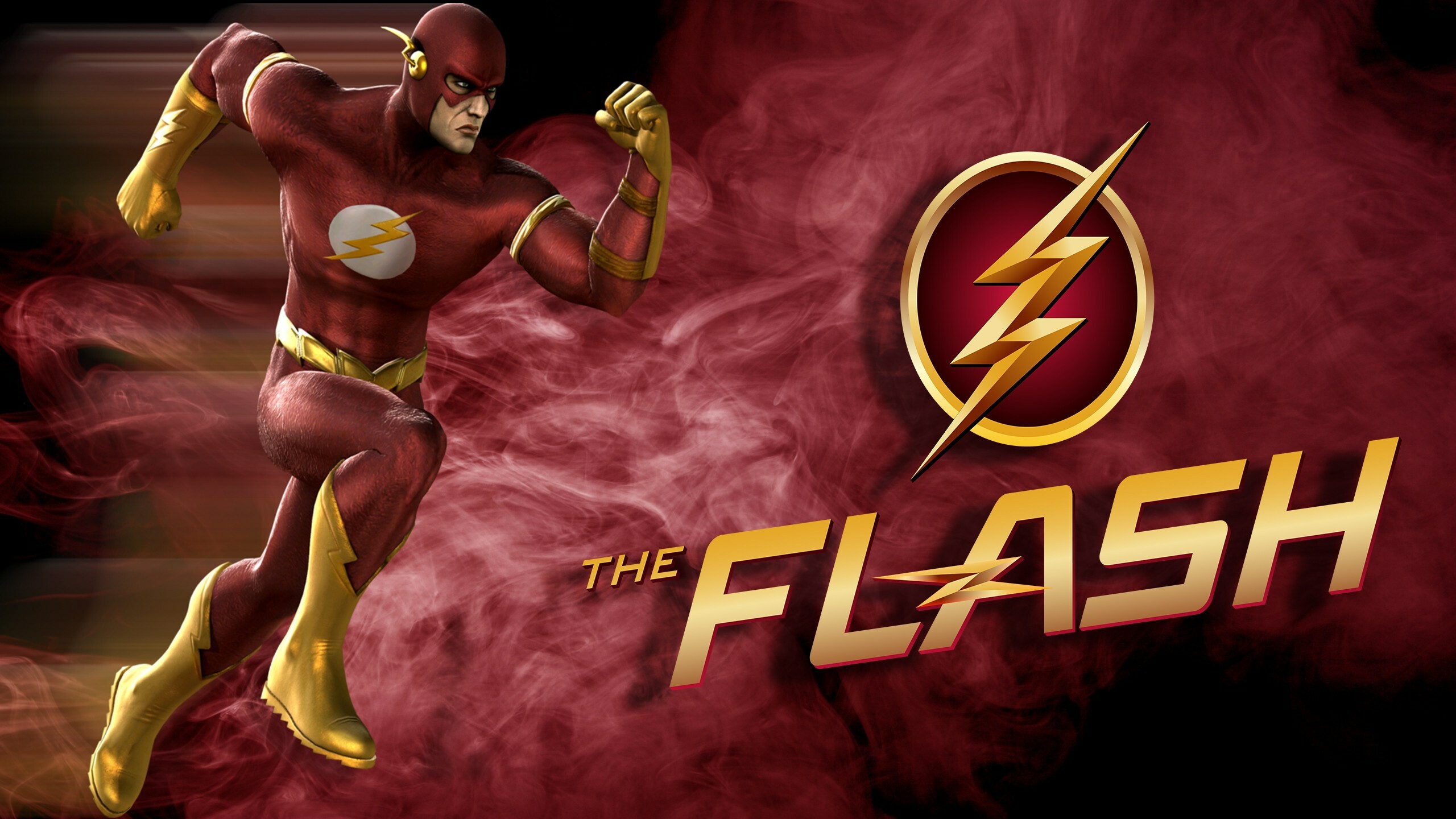 Flash (DC): Superhero, fighting crime in Central City, Super speed. 2560x1440 HD Background.