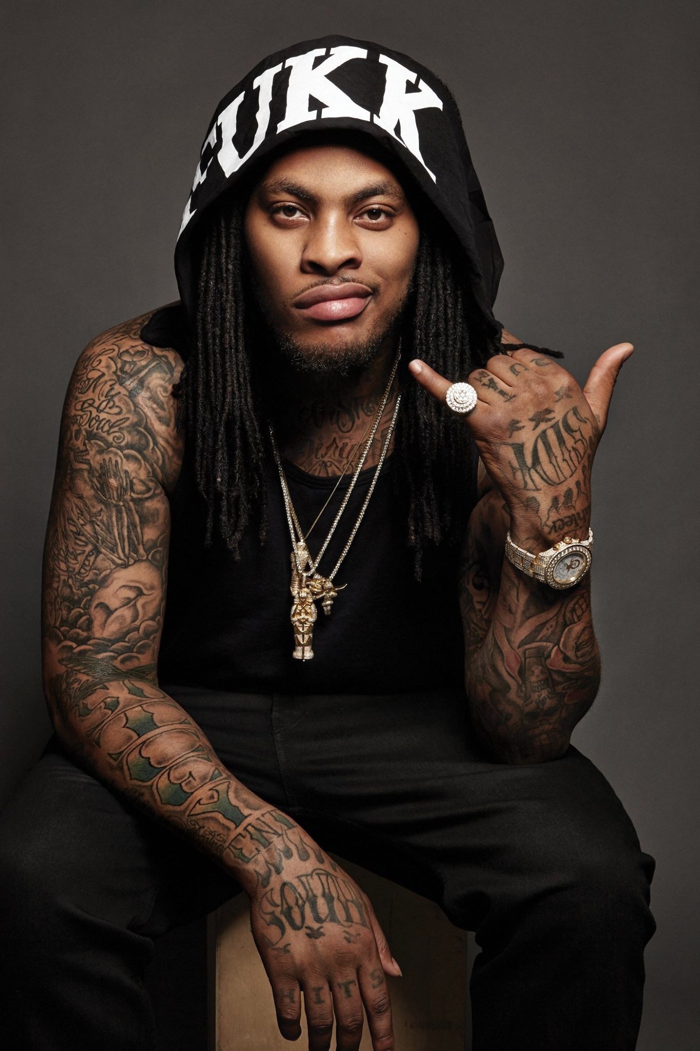 Waka Flocka Flame, Music industry icon, Chart-topping collaborations, Influential rapper, 1370x2050 HD Phone