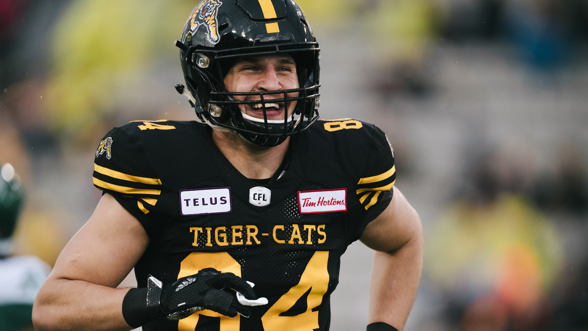Canadian Football: Coulter Woodmansey, A professional rugby offensive lineman for the Hamilton Tiger-Cats. 2050x1160 HD Wallpaper.