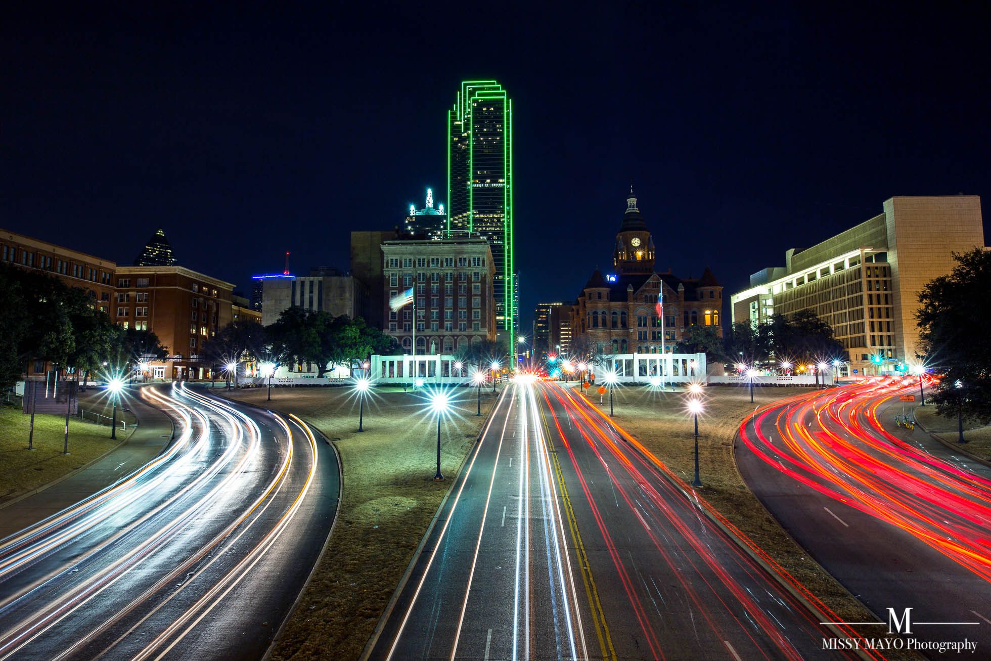 Dallas Skyline, Night lights, Missy Mayo photography, Dallas cityscape, 1960x1310 HD Desktop