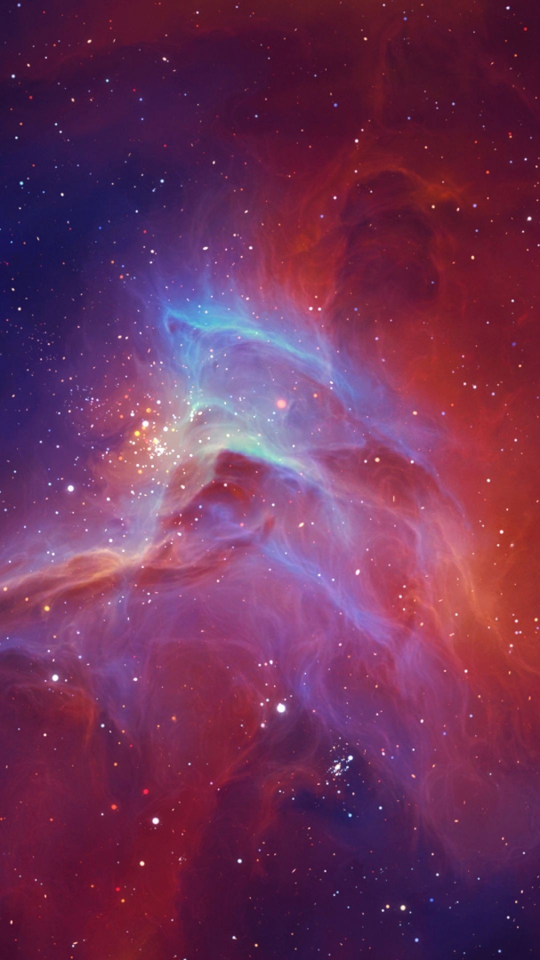 Carina Nebula, Cosmic cliffs, iPhone wallpaper, Ryan Sellers, 1080x1920 Full HD Phone