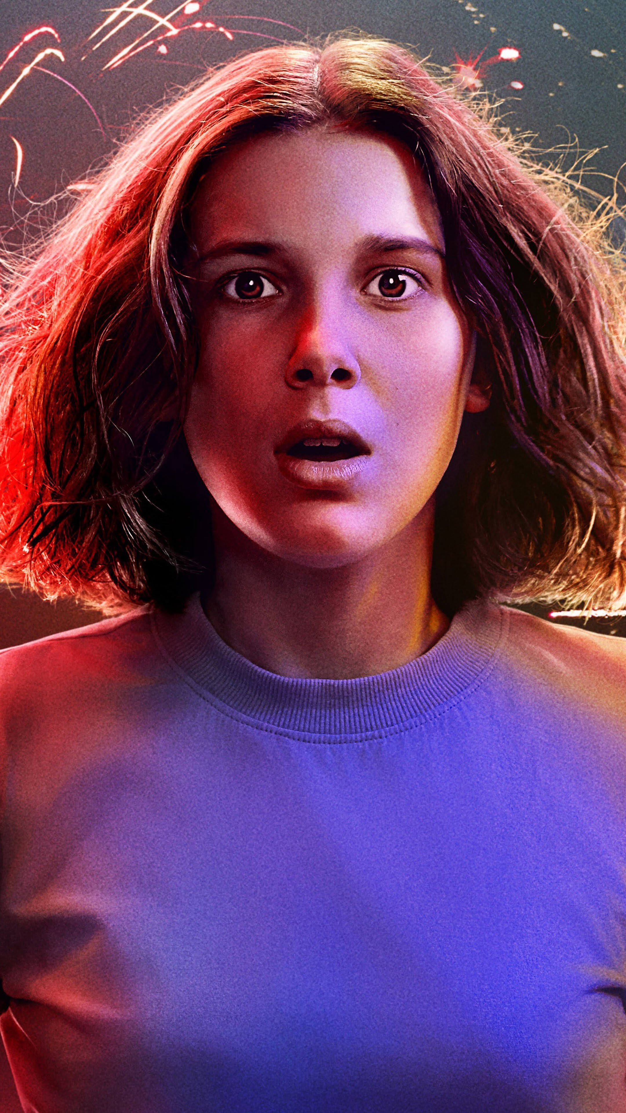 Stranger Things: Season 3, Eleven, portrayed by Millie Bobby Brown. 2160x3840 4K Wallpaper.