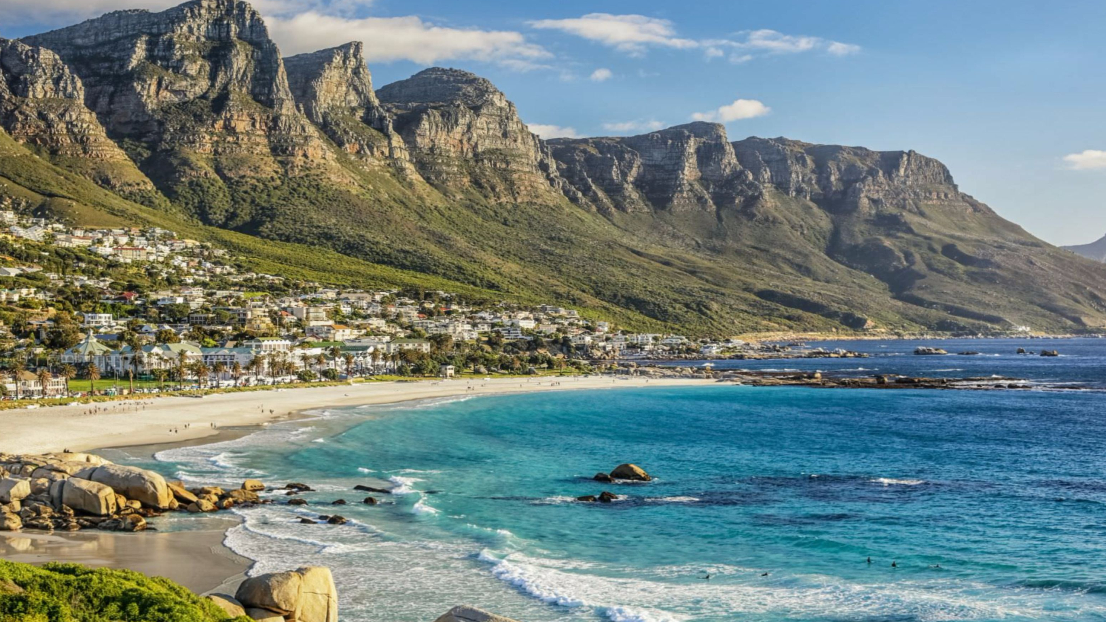 Cape Town, South Africa, Travels, Beach views, 3840x2160 4K Desktop