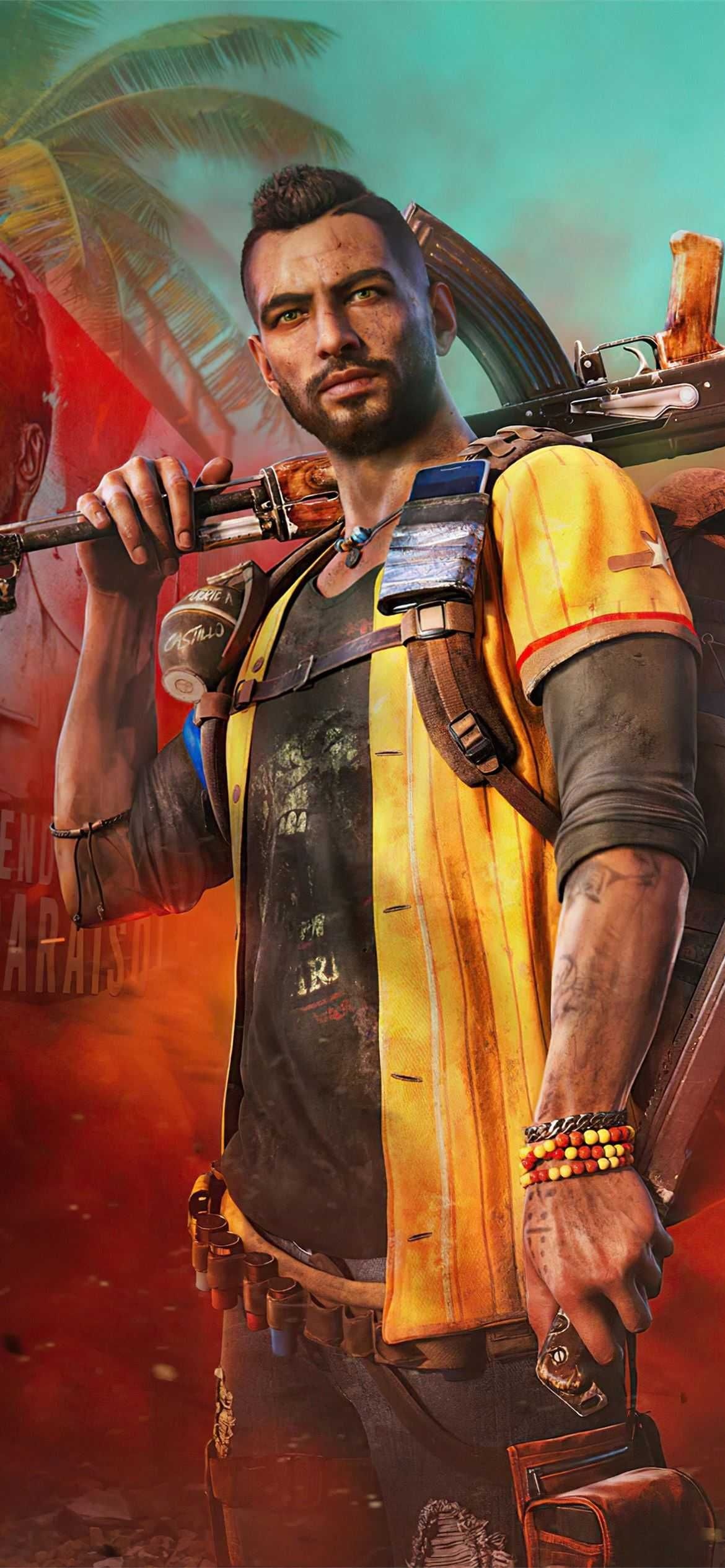 Far Cry 6 game, iPhone wallpaper, Wallpaper download, Anton Vils, 1170x2540 HD Phone
