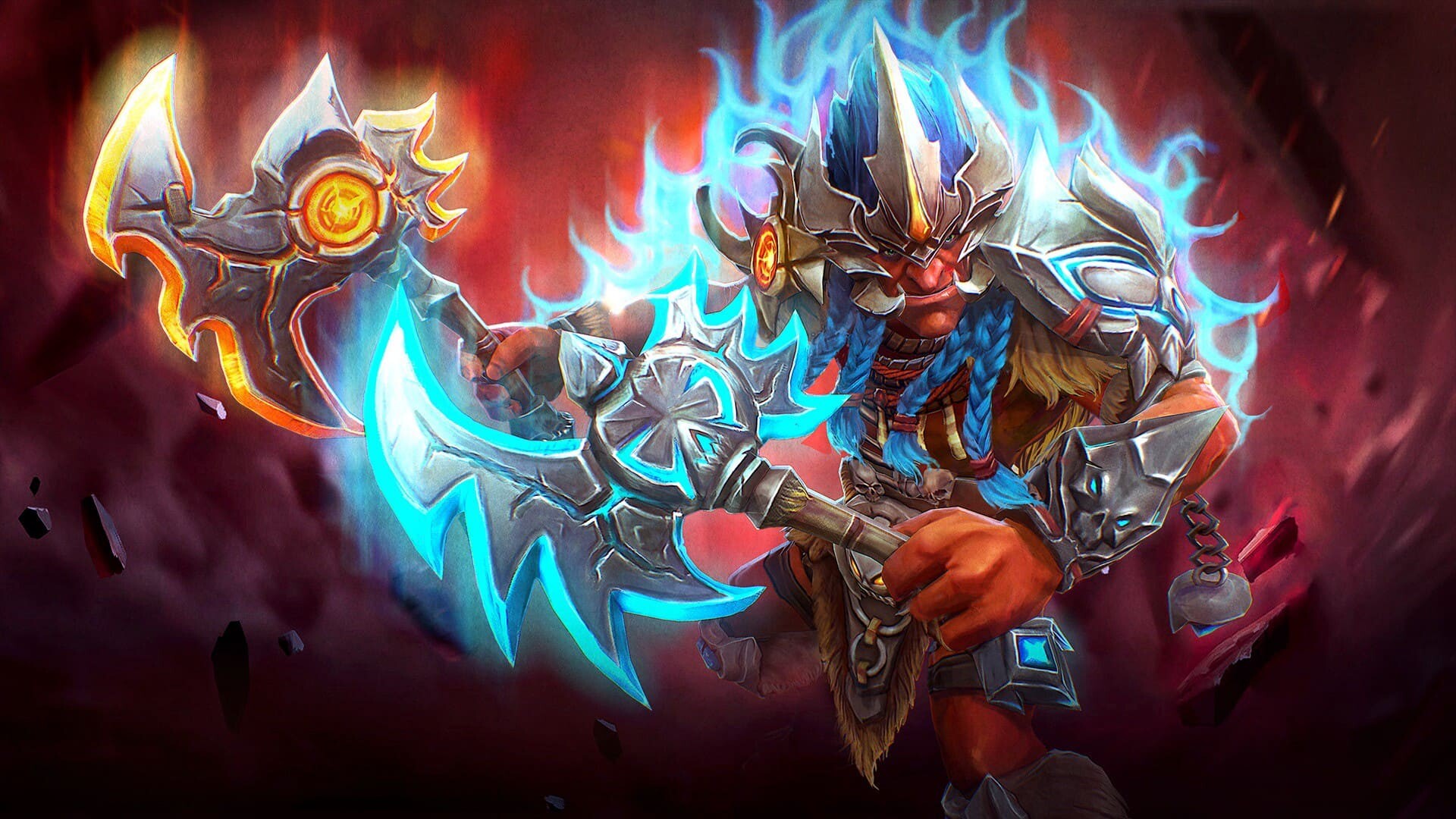 Dota 2: Troll Warlord, Swaps between ranged and melee attacks at will. 1920x1080 Full HD Wallpaper.