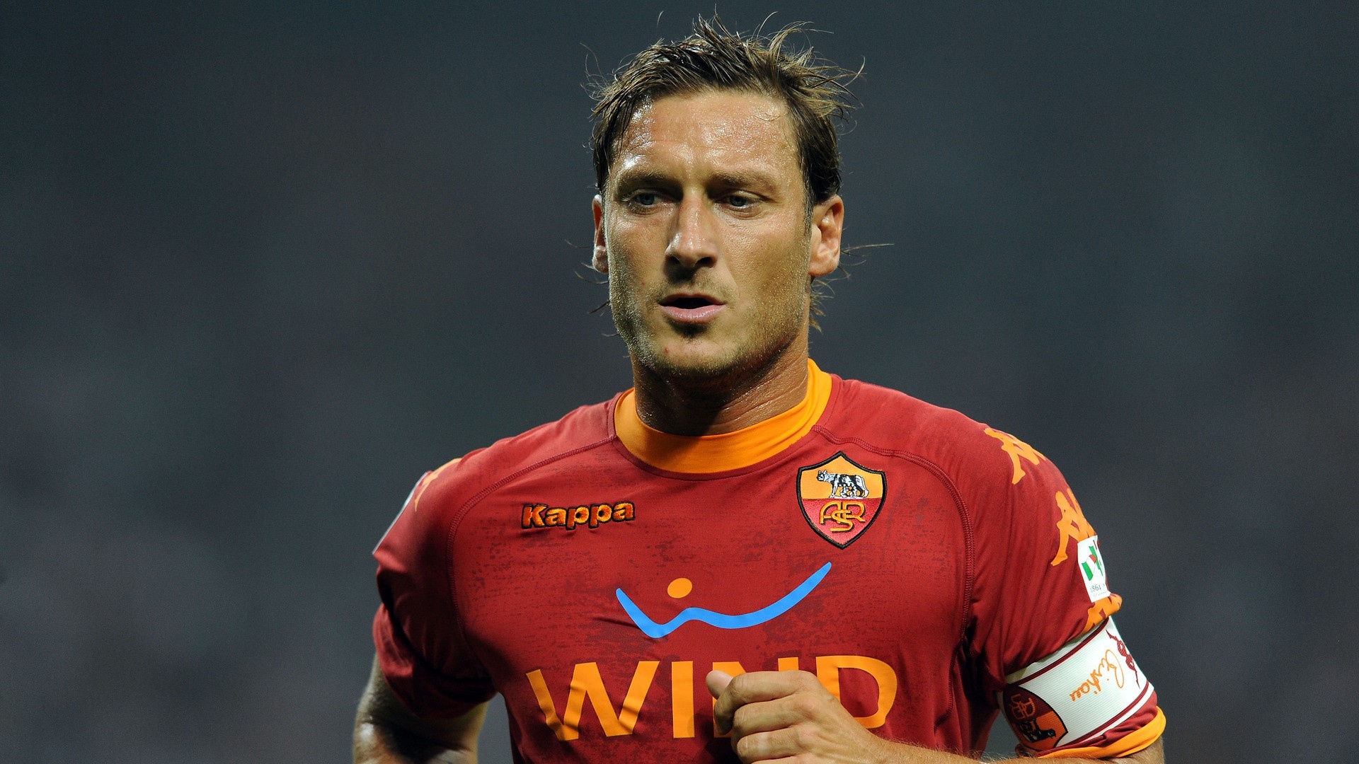 AS Roma Francesco Totti, Football legend, Wallpaper admiration, Iconic moments, 1920x1080 Full HD Desktop