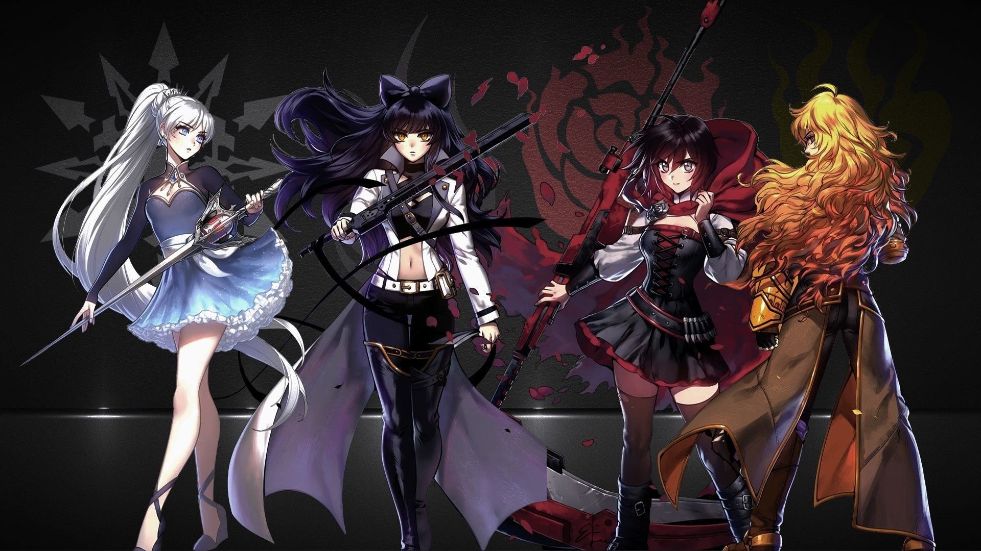 RWBY, Anime showcase, Collection availability, Anime fascination, Character focus, 1920x1080 Full HD Desktop