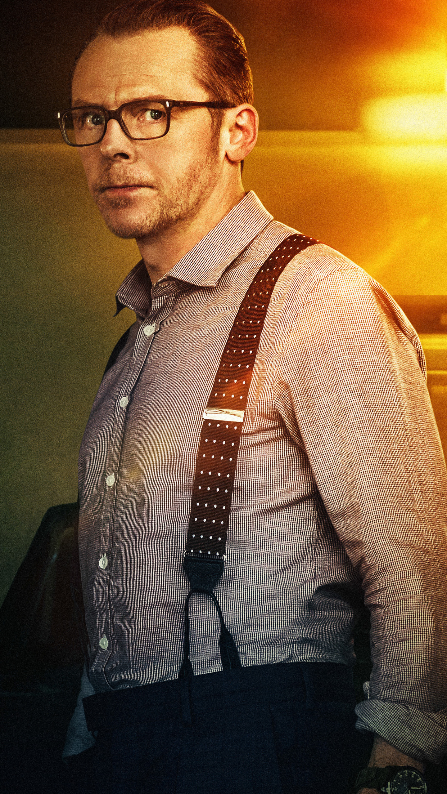 Simon Pegg, Mission Impossible, Fallout, Samsung Galaxy, 1440x2560 HD Phone