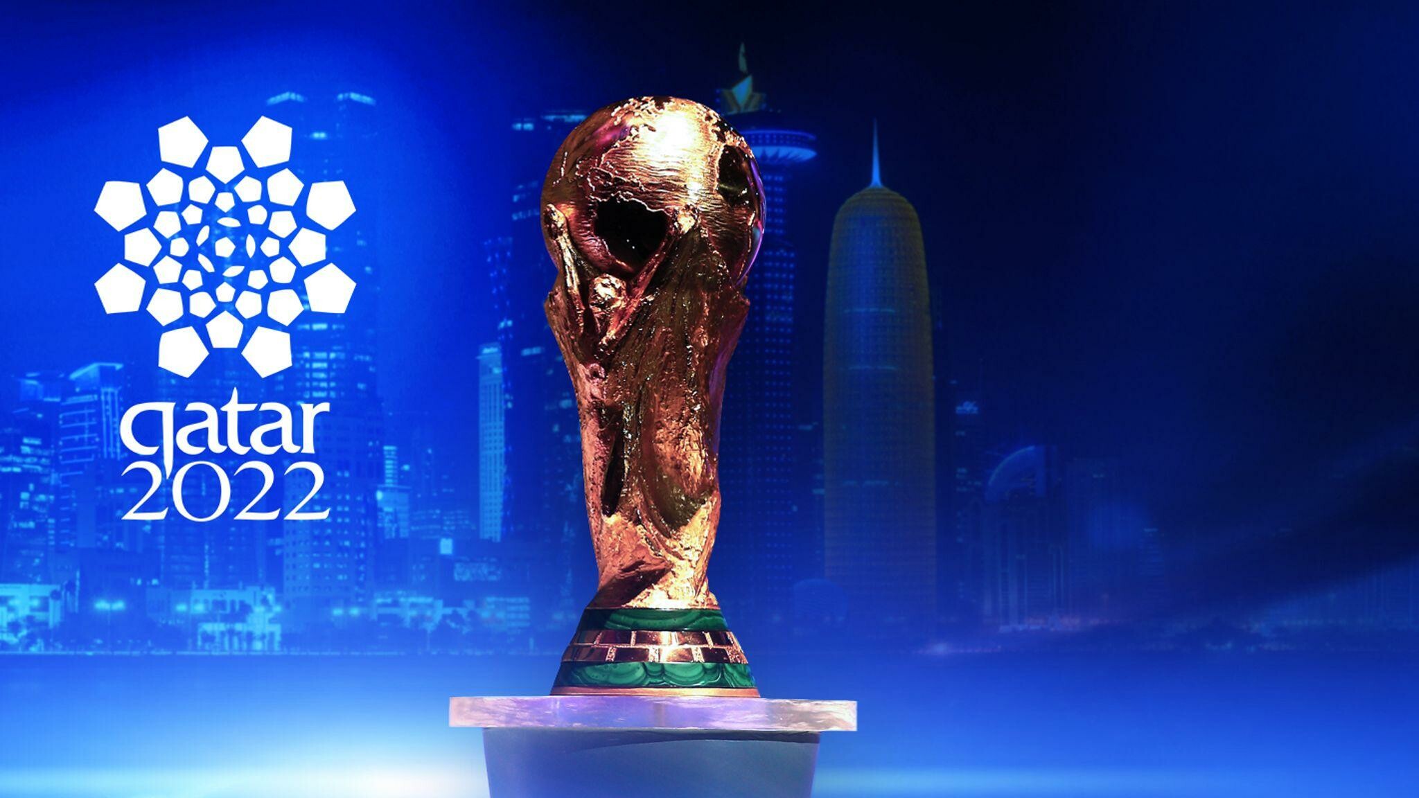 2022 FIFA World Cup, Beautiful Qatar wallpapers, Football fever, Global sports event, 2050x1160 HD Desktop