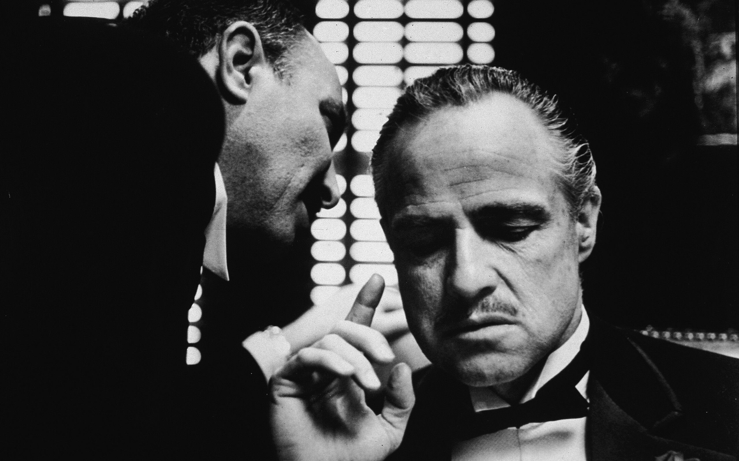 The Godfather: Vito Corleone, Born Vito Andolini, Portrayed by Marlon Brando. 2560x1600 HD Wallpaper.