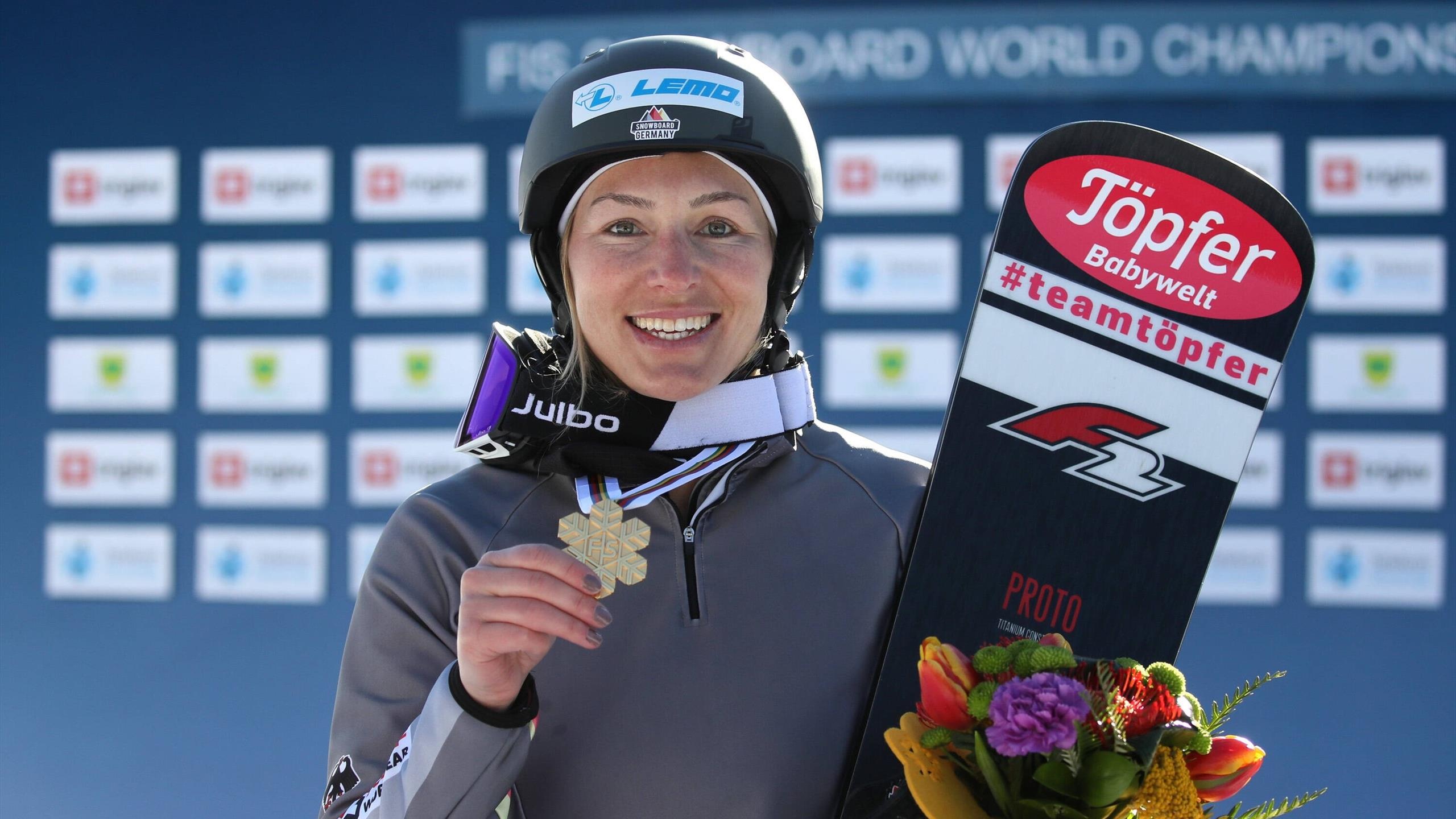 Selina Joerg, Snowboard world champion, Retirement announcement, 2560x1440 HD Desktop