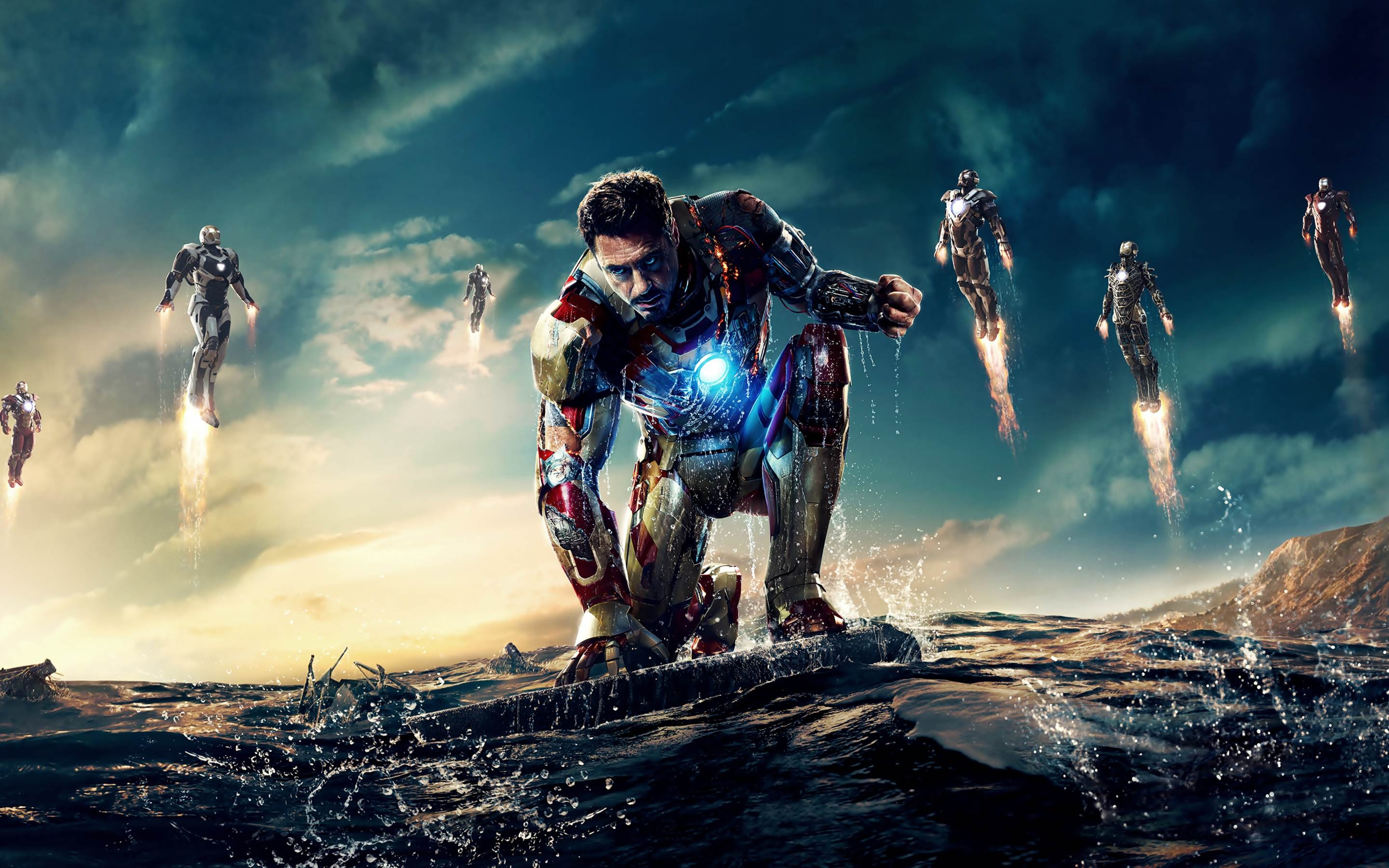 Tony Stark in Iron Man 3, HD wallpapers, 2880x1800 HD Desktop