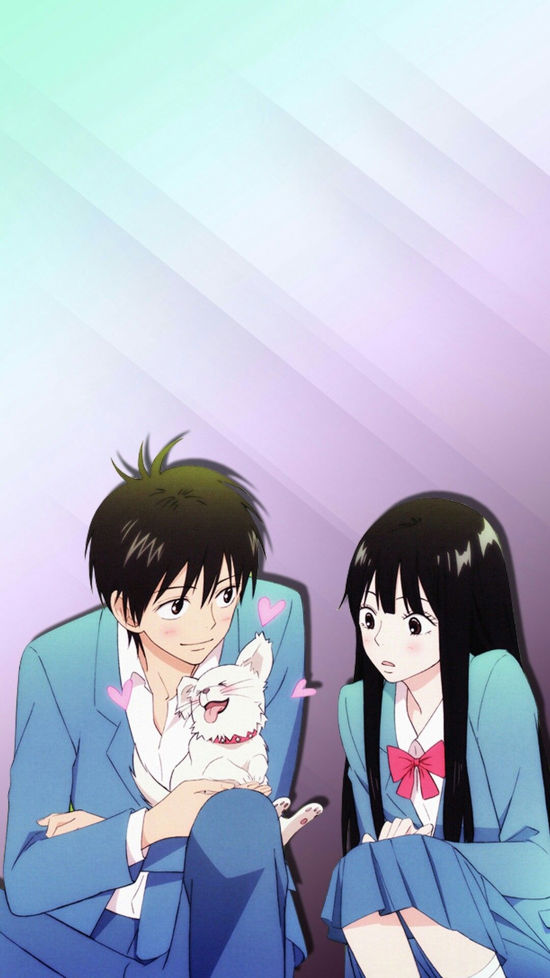 Kimi ni Todoke, Couples in anime, 1080x1920 Full HD Phone