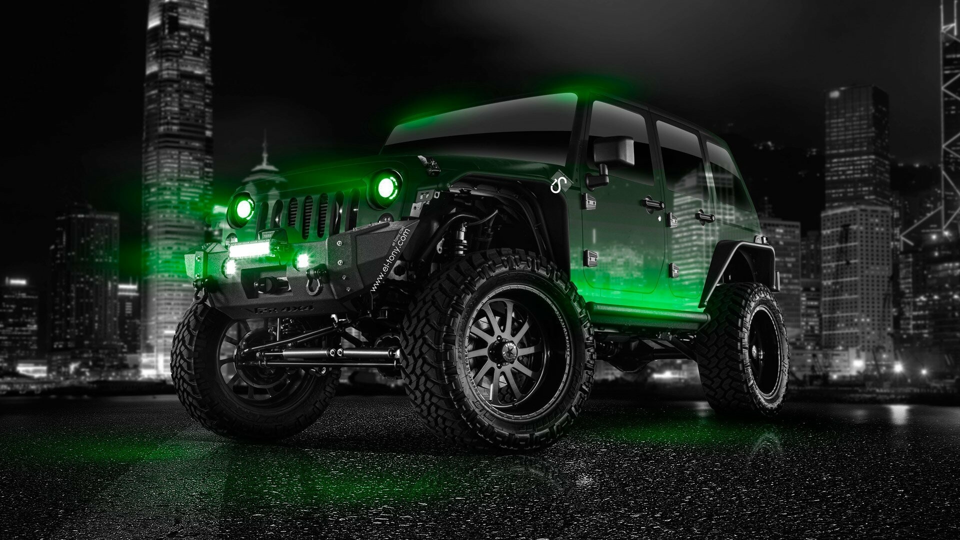 Jeep: One of the most emblematic carmakers in the world, Adventure vehicle. 1920x1080 Full HD Background.