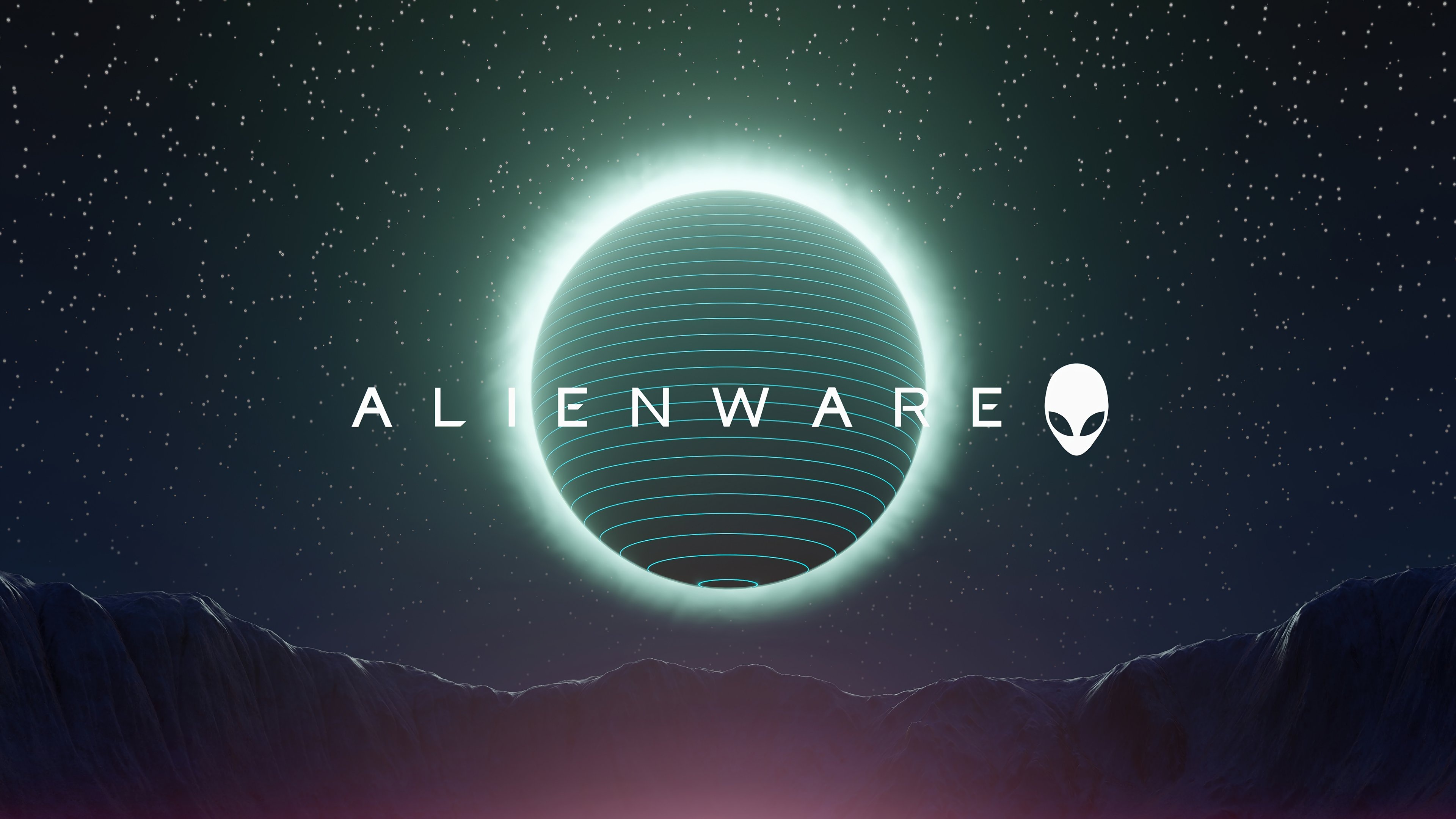 Alienware, Alienware logo, High-tech branding, Gaming aesthetics, 3840x2160 4K Desktop