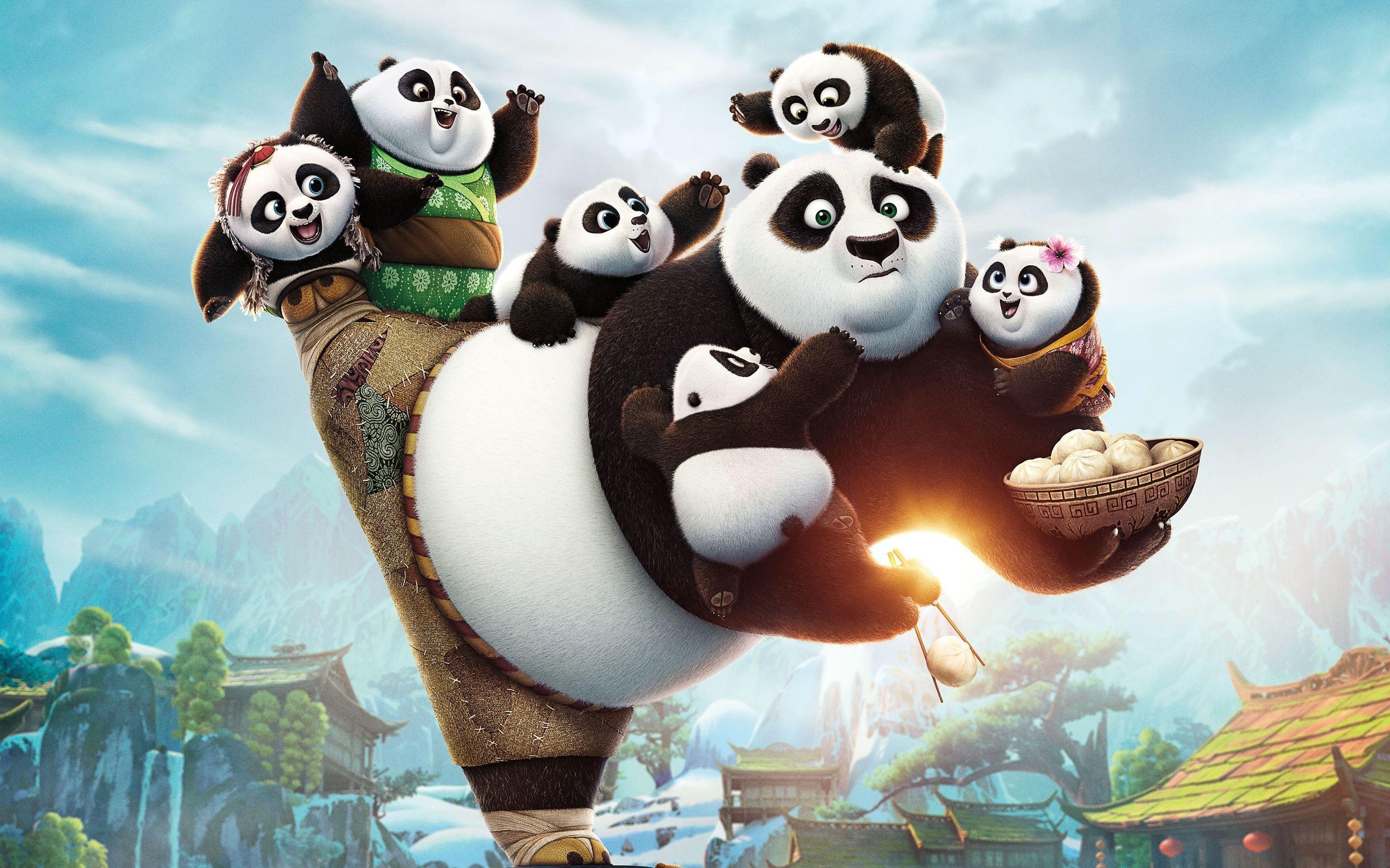 Kung Fu Panda 3, Wallpapers, Animation, 2880x1800 HD Desktop