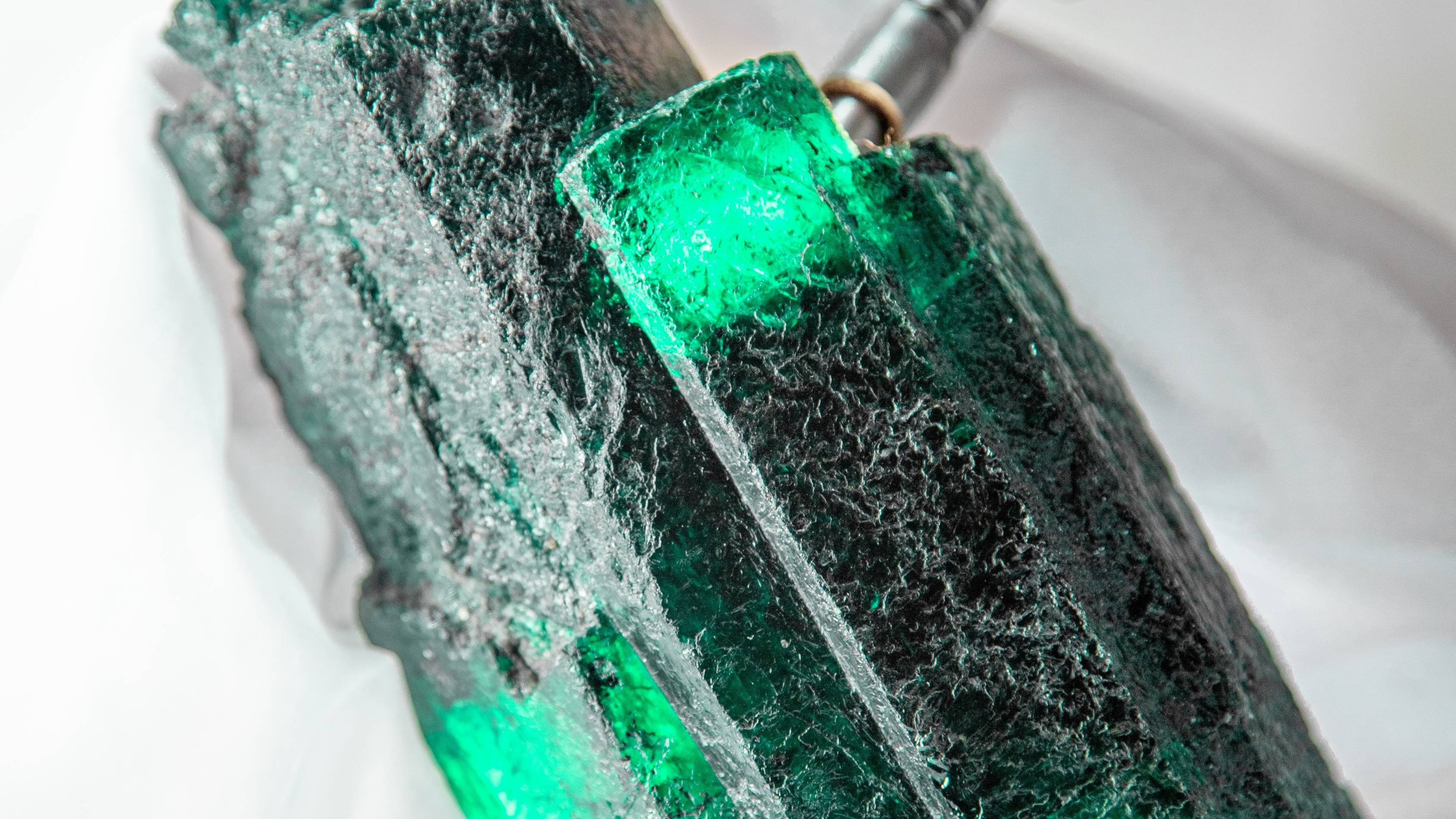 Massive emerald discovery, Rare gemstone, Gemfields auction, Dazzling beauty, 3380x1900 HD Desktop