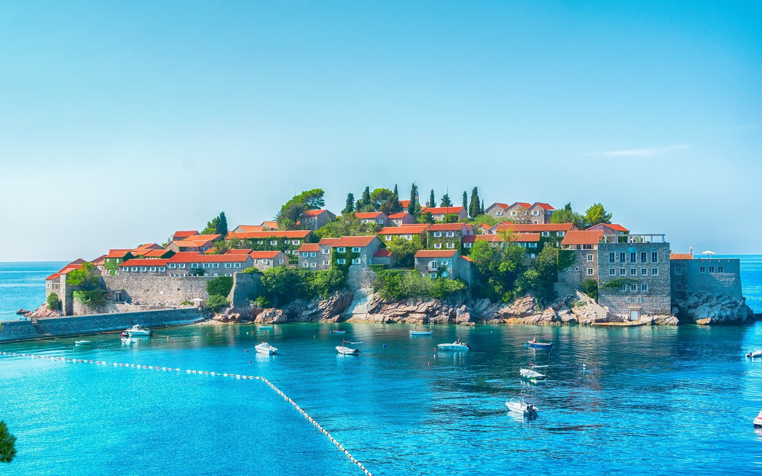 Adriatic Sea, Budva summer, Montenegro's coast, Breathtaking bay views, 2560x1600 HD Desktop