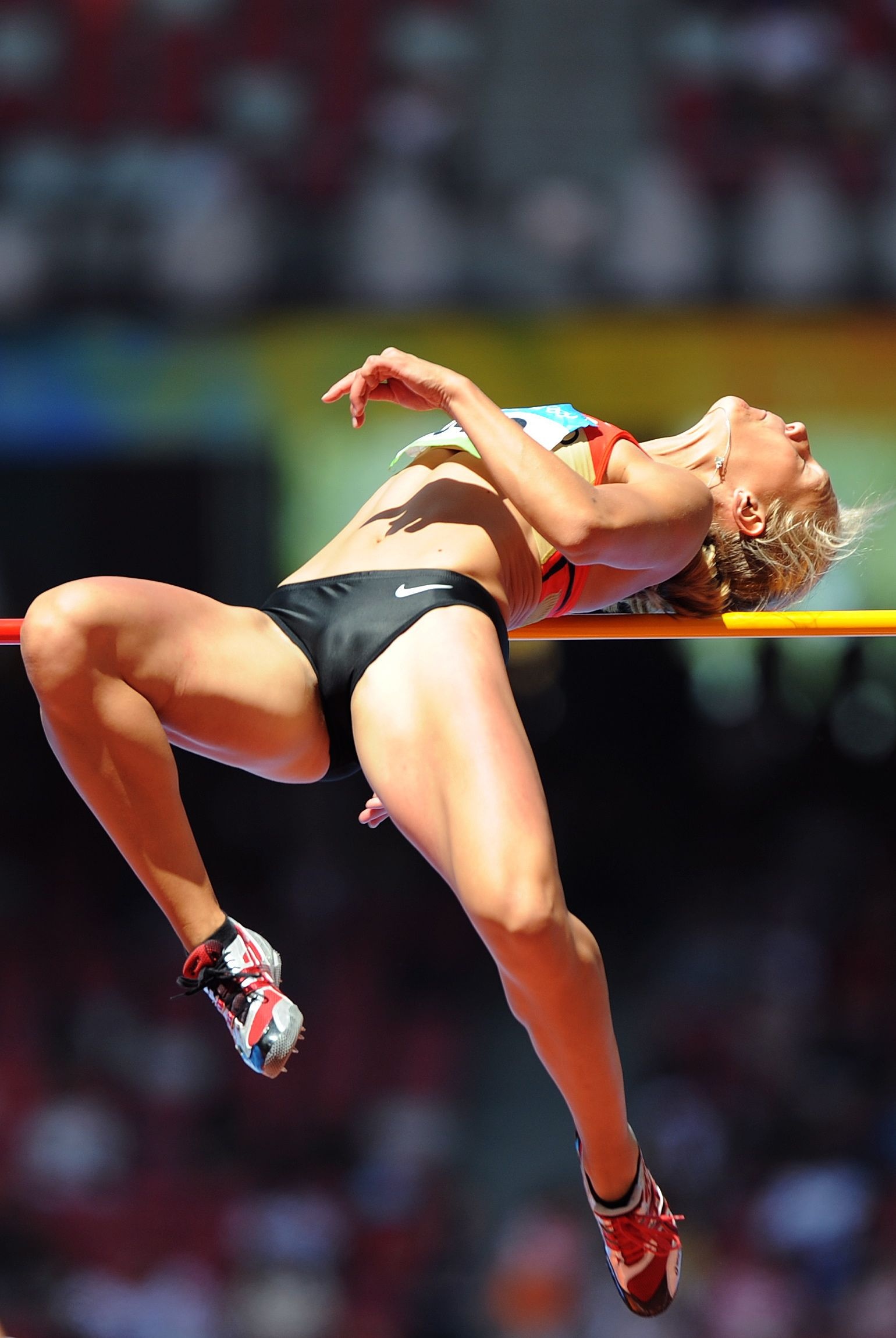 High Jump: Athlete, Track and field, An athletic event in which competitors jump as high as possible. 1540x2300 HD Wallpaper.