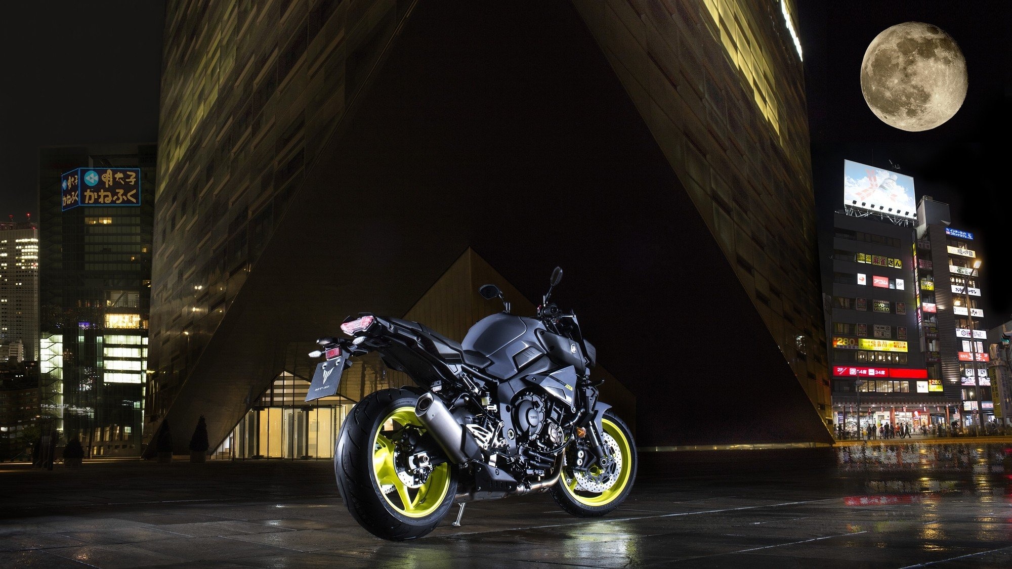 Yamaha MT-10, Ray of darkness, Motorcycles wallpaper, 2016, 2000x1130 HD Desktop