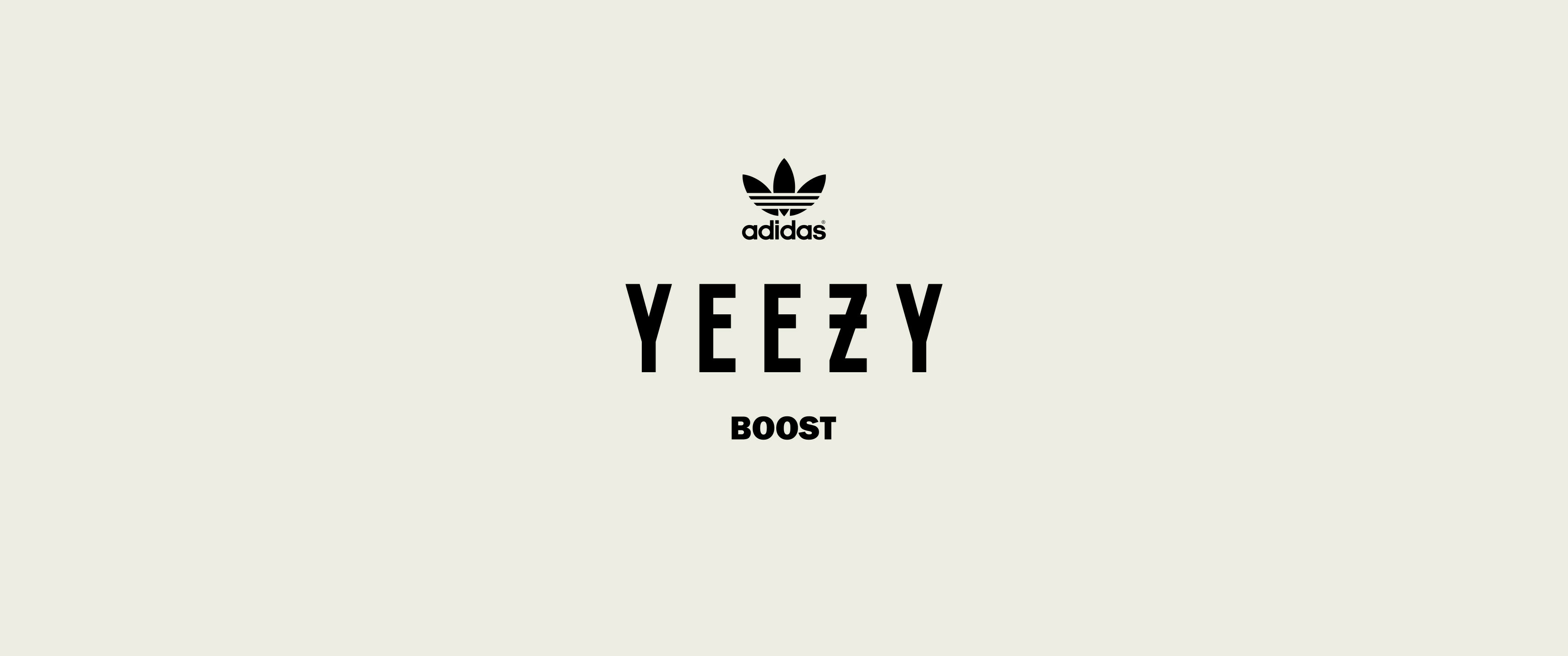 Yeezy: A fashion collaboration between Kanye West and German sportswear company Adidas. 3440x1440 Dual Screen Background.